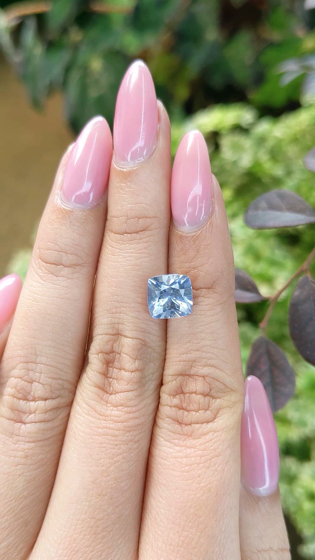 3.21 Ct. Blue Sapphire from Ceylon (Sri Lanka) Size Video