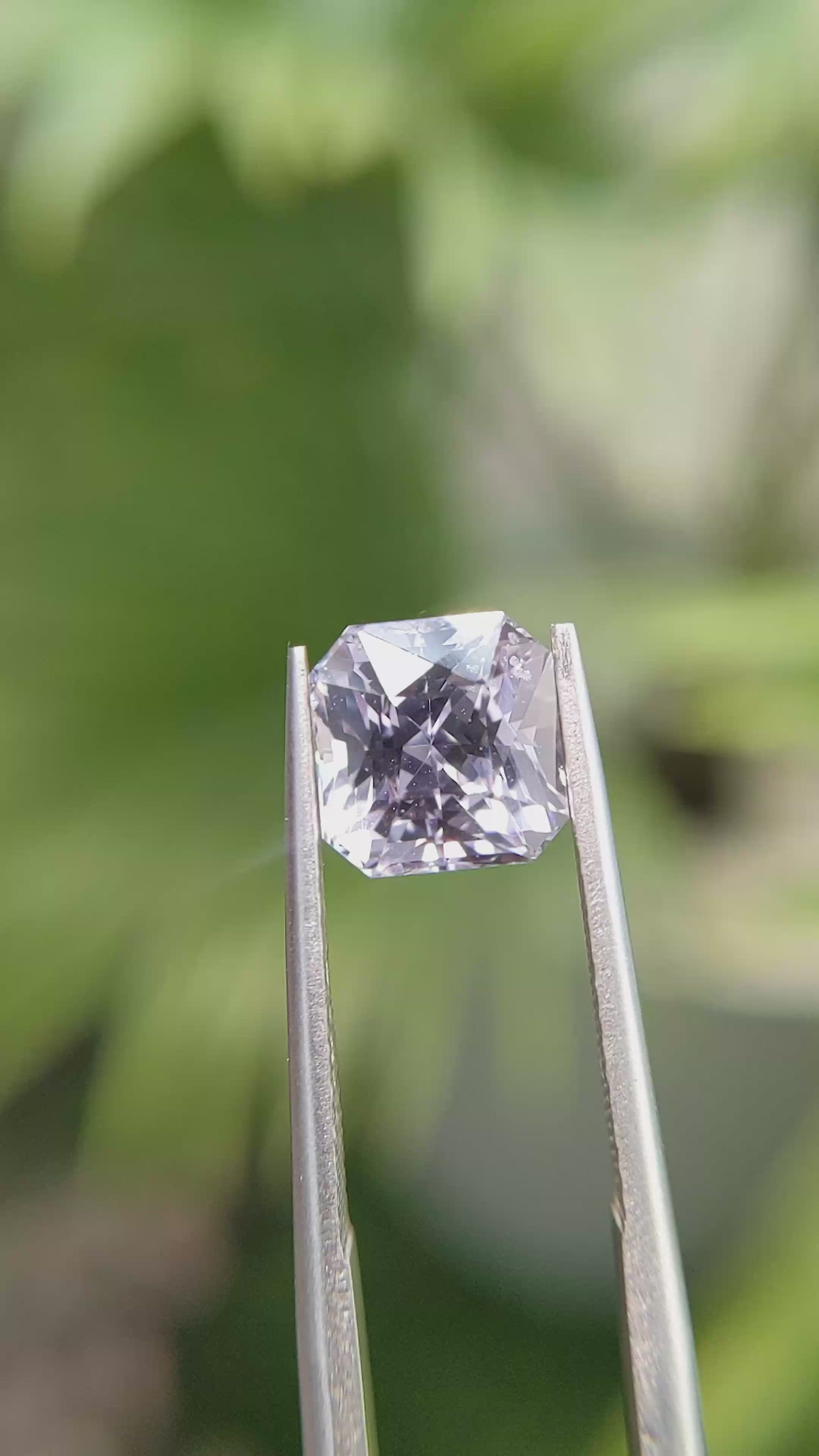 3.22 Ct. Pink Sapphire from Ceylon (Sri Lanka) Size Video
