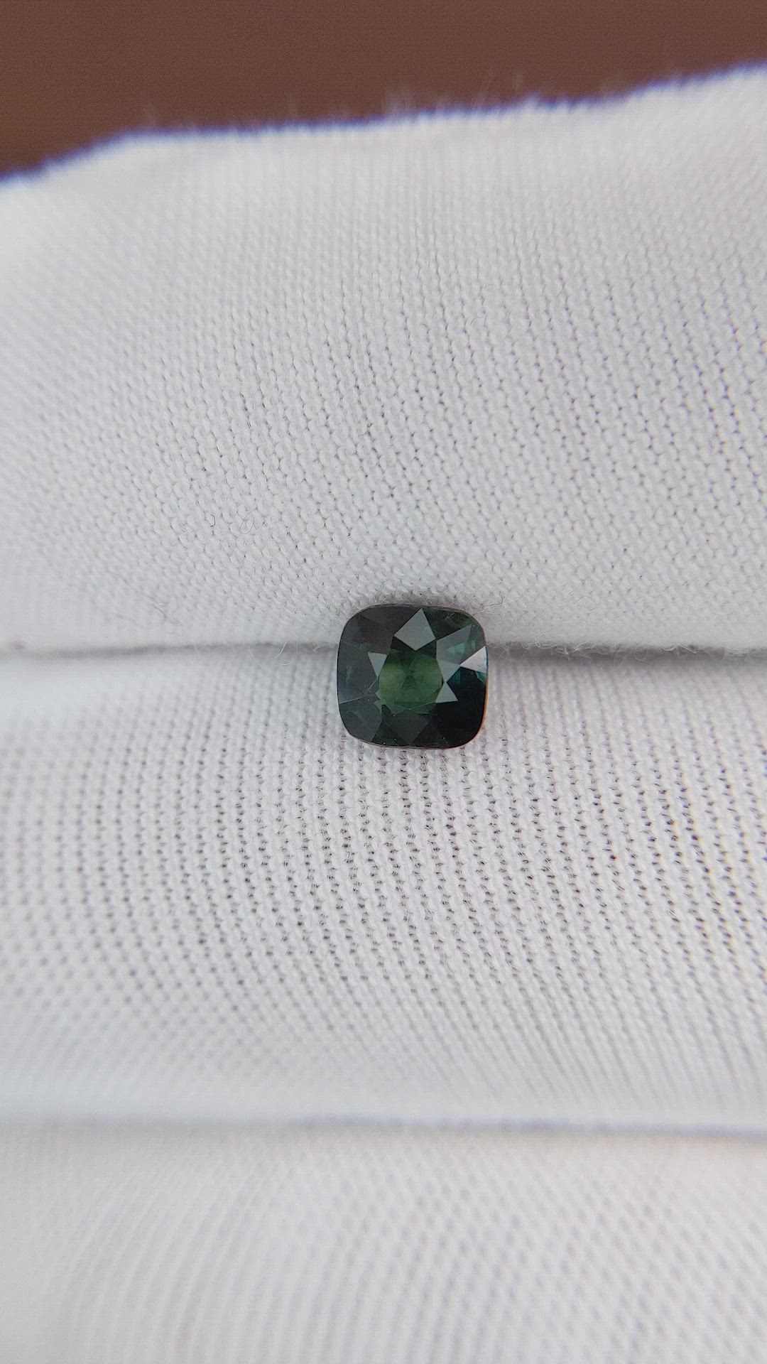1.10 Ct. Bluish Green Sapphire from Africa Size Video