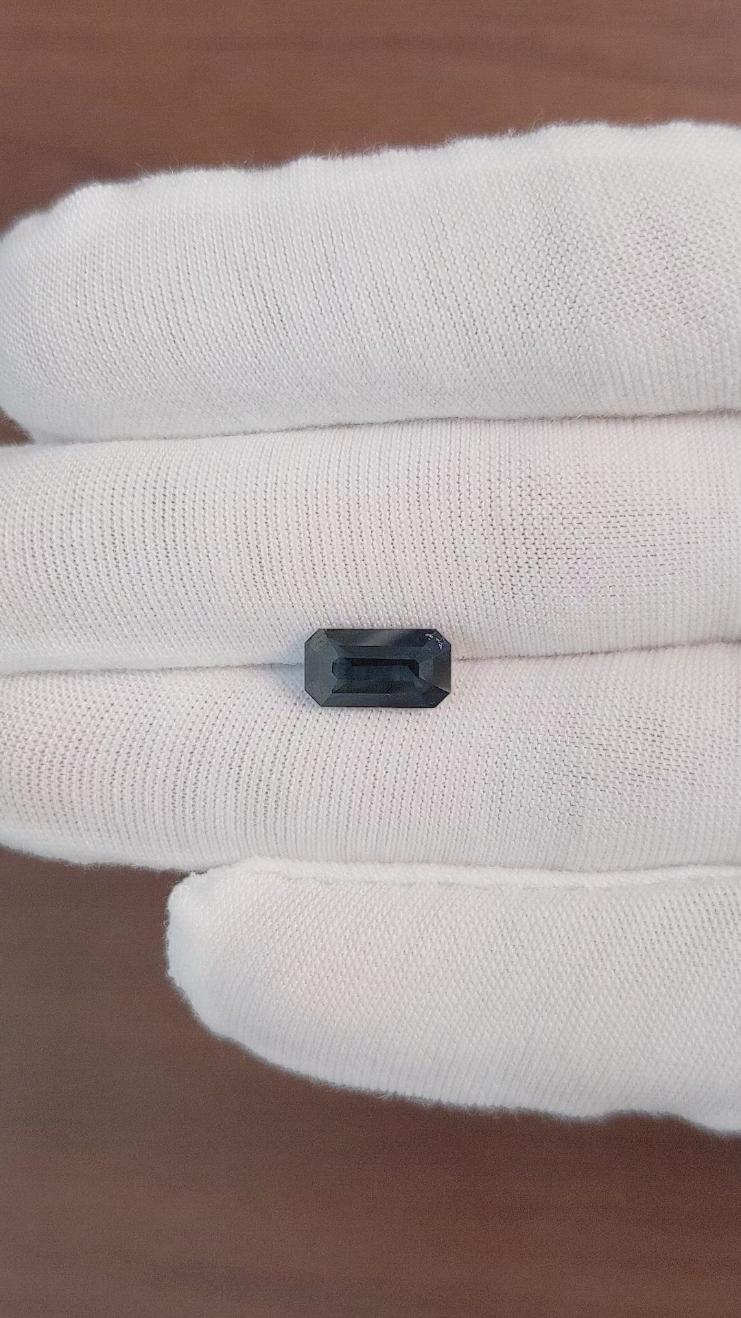 3.04 Ct. Greenish Blue Sapphire from Africa Size Video