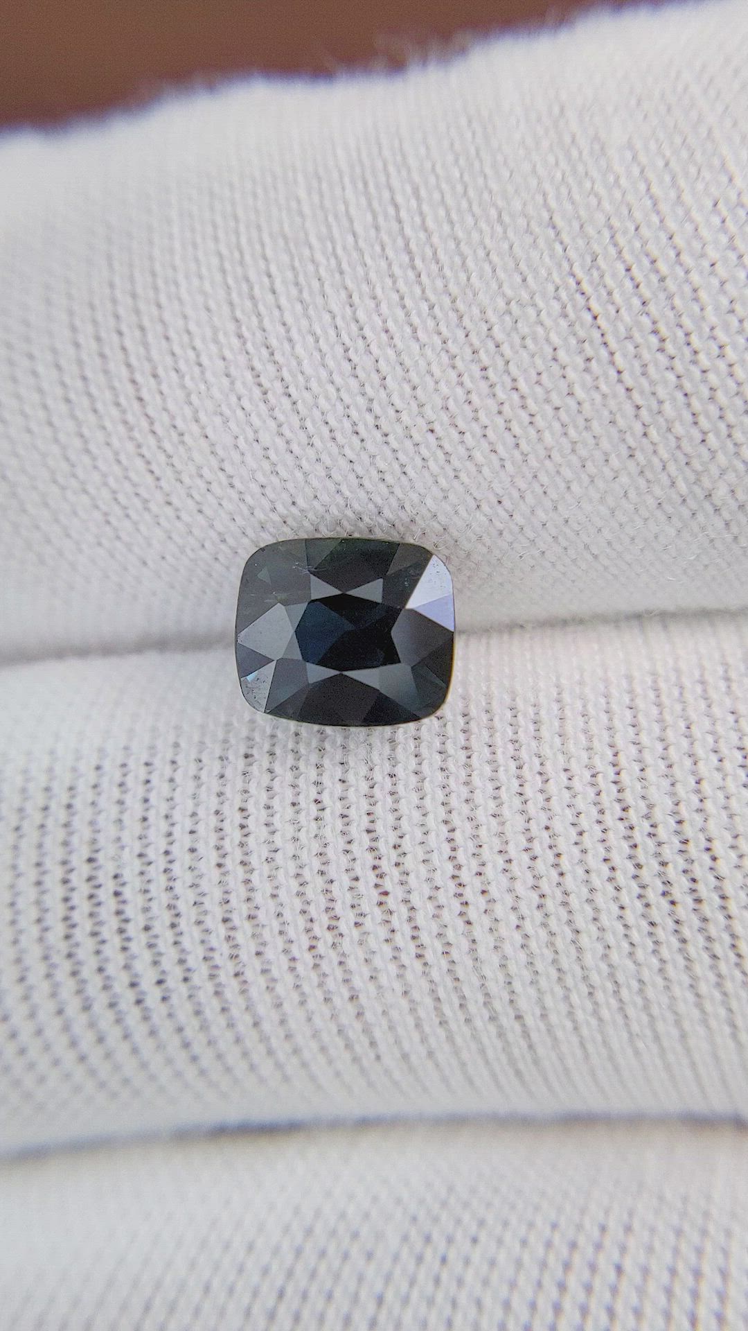 2.01 Ct. Greenish Blue Sapphire from Africa Size Video