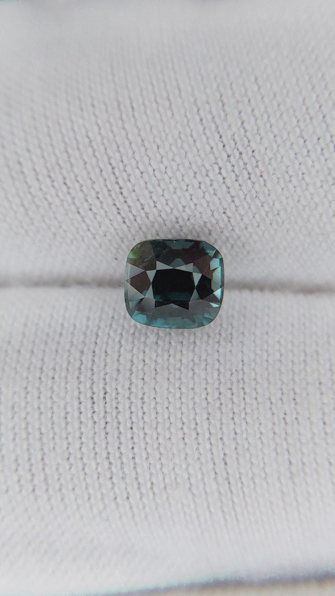 1.19 Ct. Bluish Green Sapphire from Ceylon (Sri Lanka) Size Video