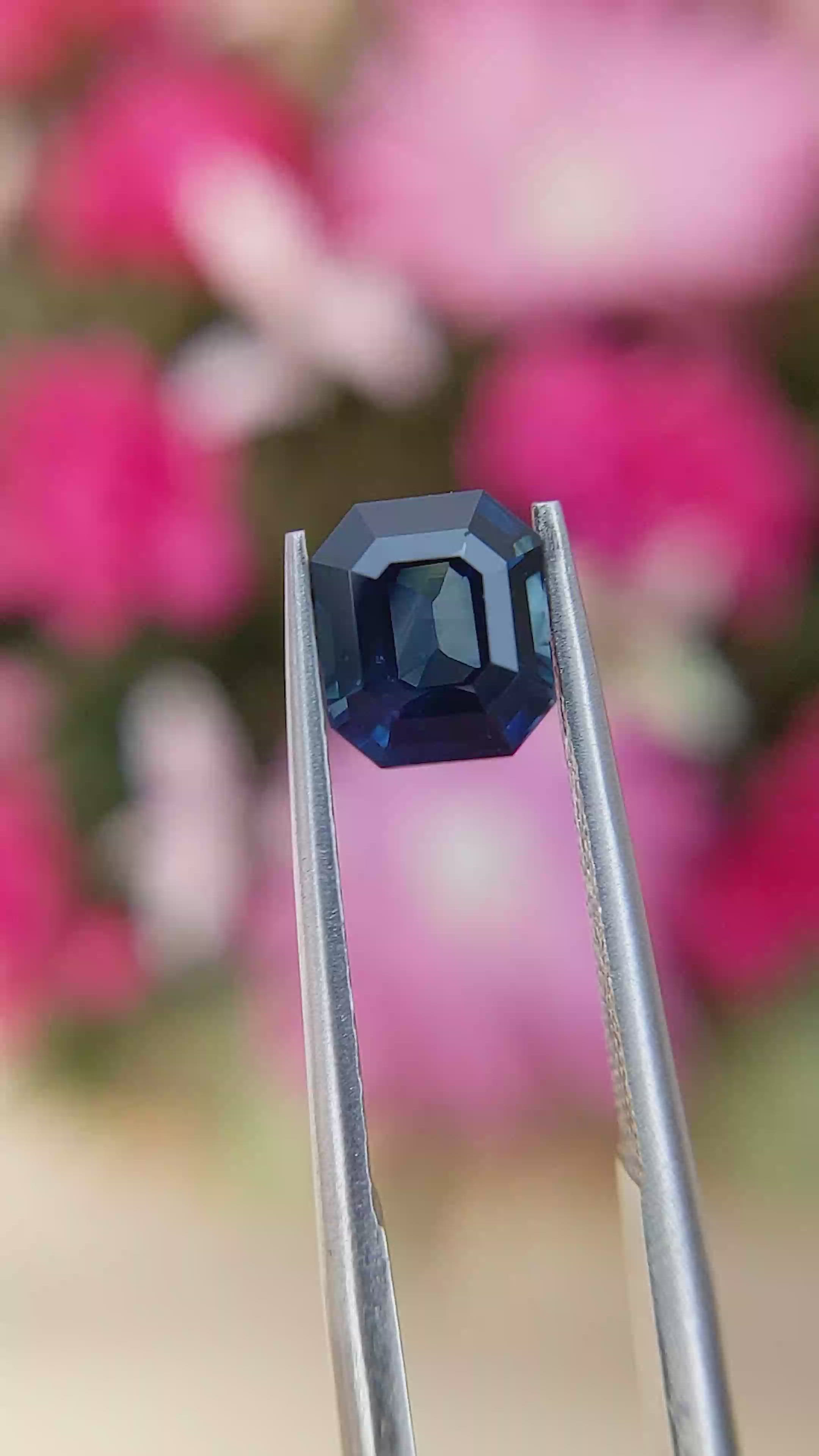 2.12 Ct. Blue Sapphire from Africa Size Video