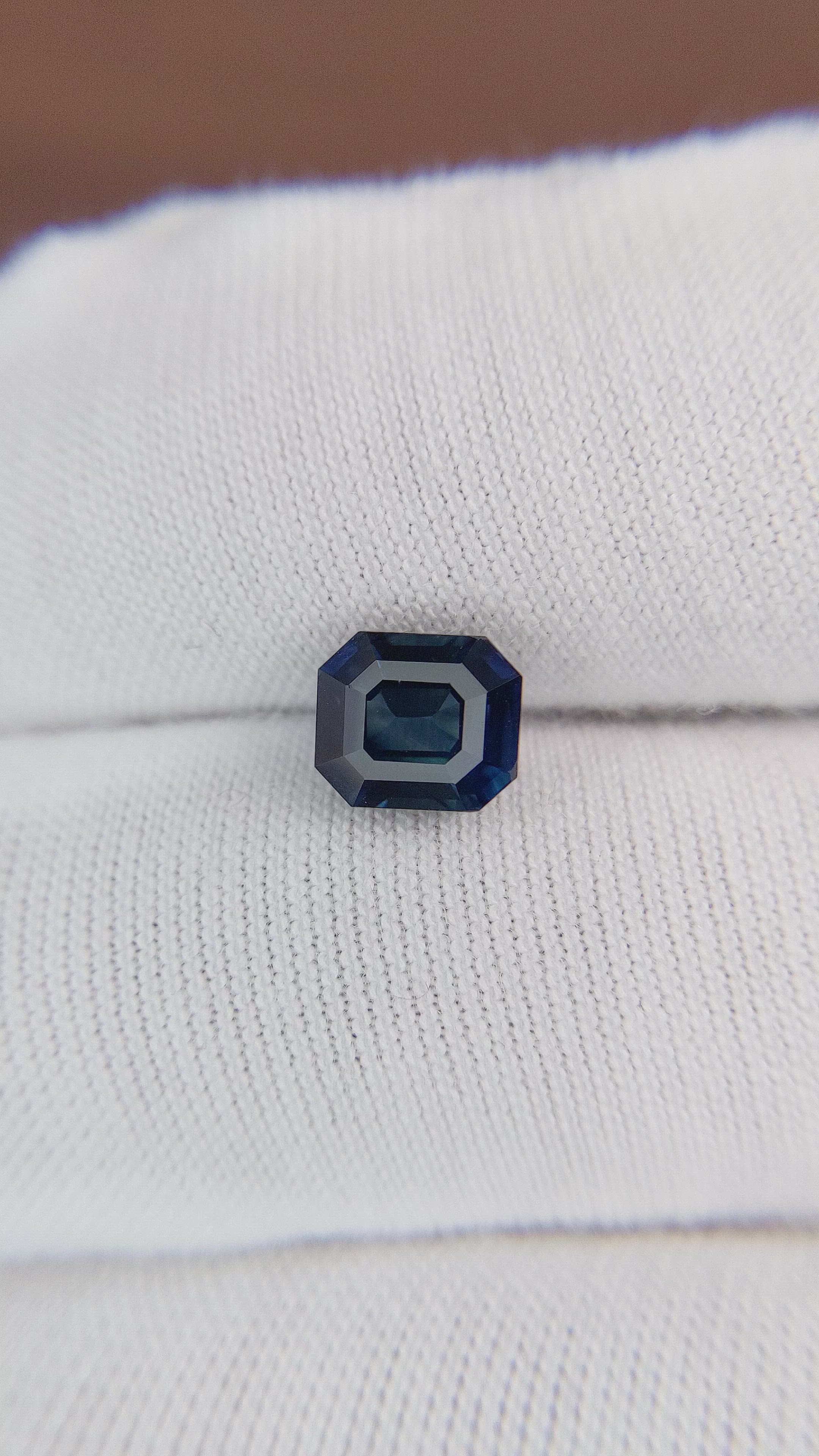 2.12 Ct. Blue Sapphire from Africa Size Video