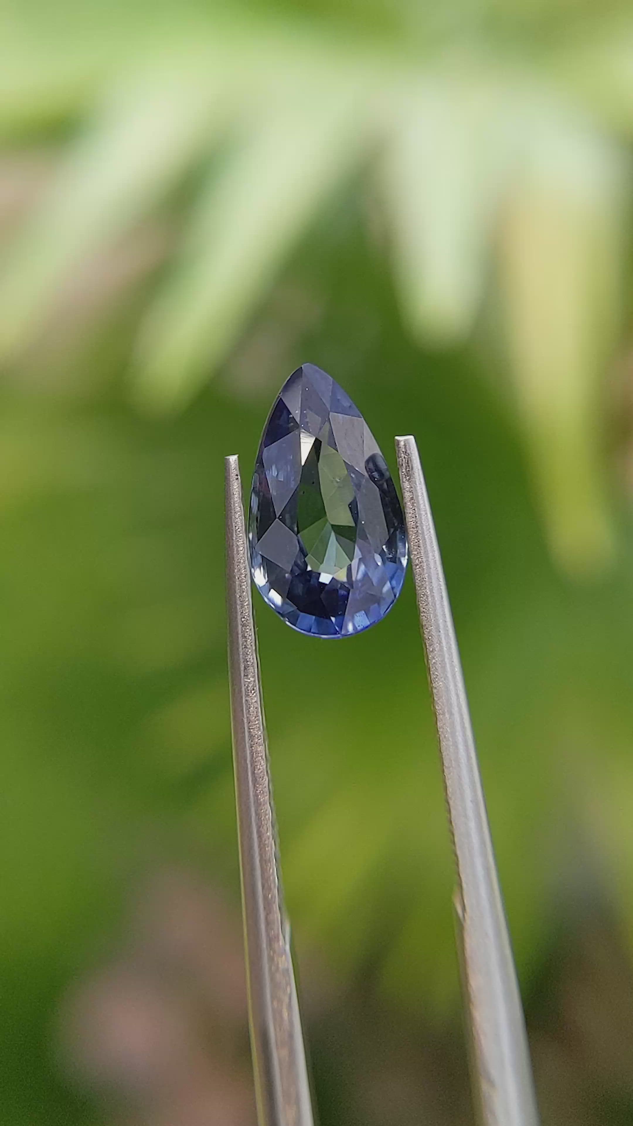 2.52 Ct. Blue Sapphire from Africa Size Video