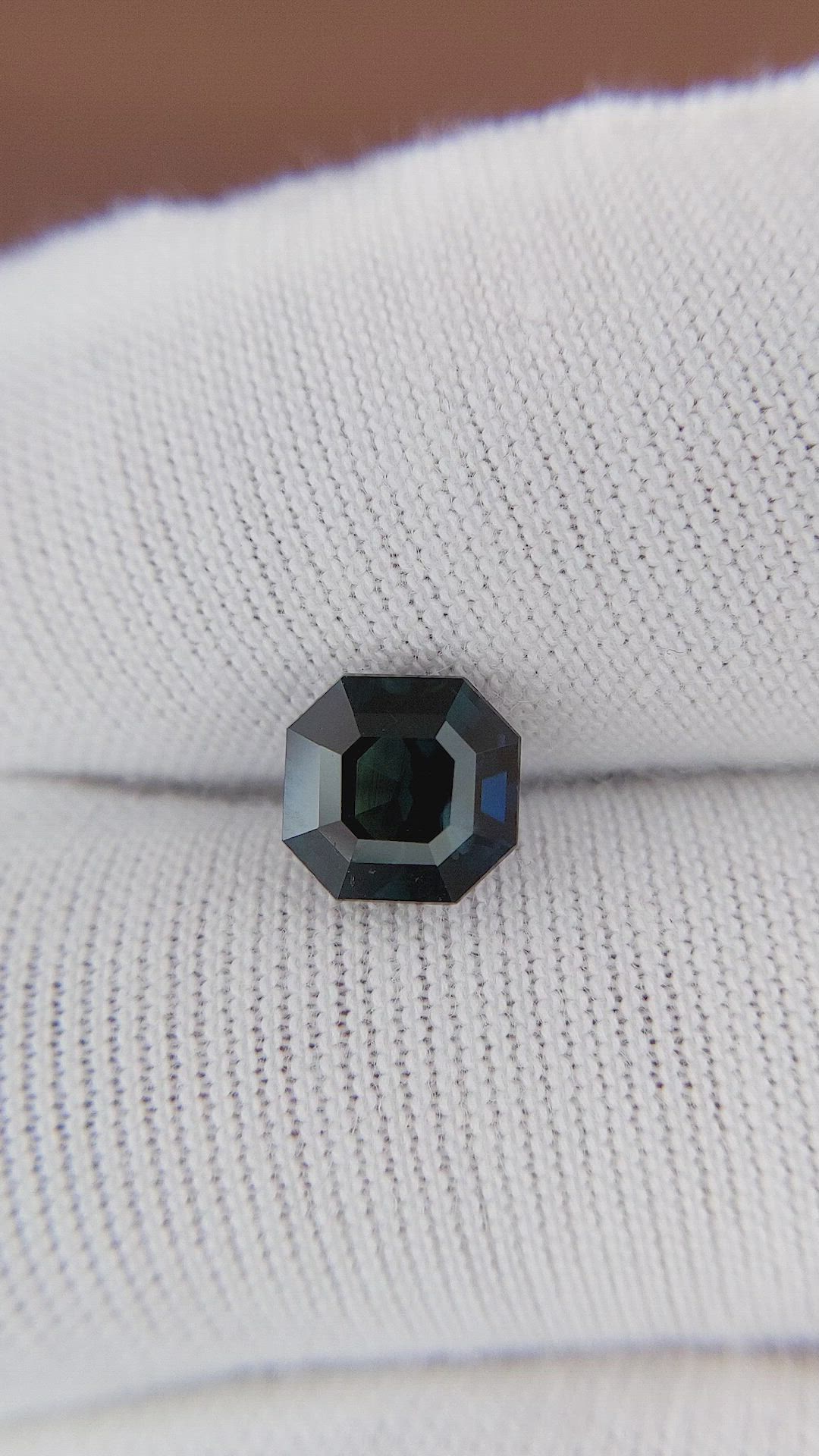 1.72 Ct. Greenish Blue Sapphire from Africa Size Video