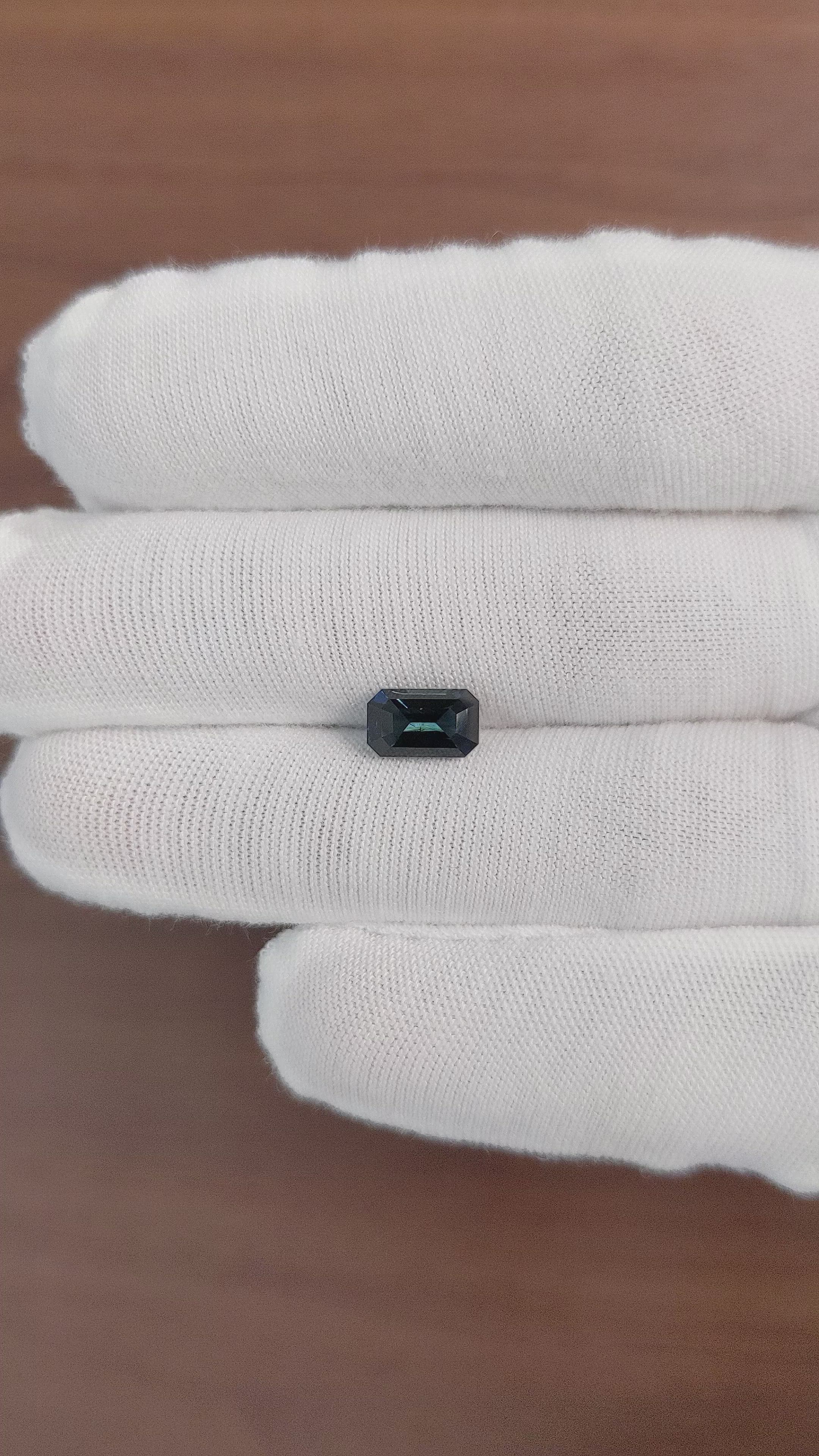 2.09 Ct. Blue Sapphire from Africa Size Video