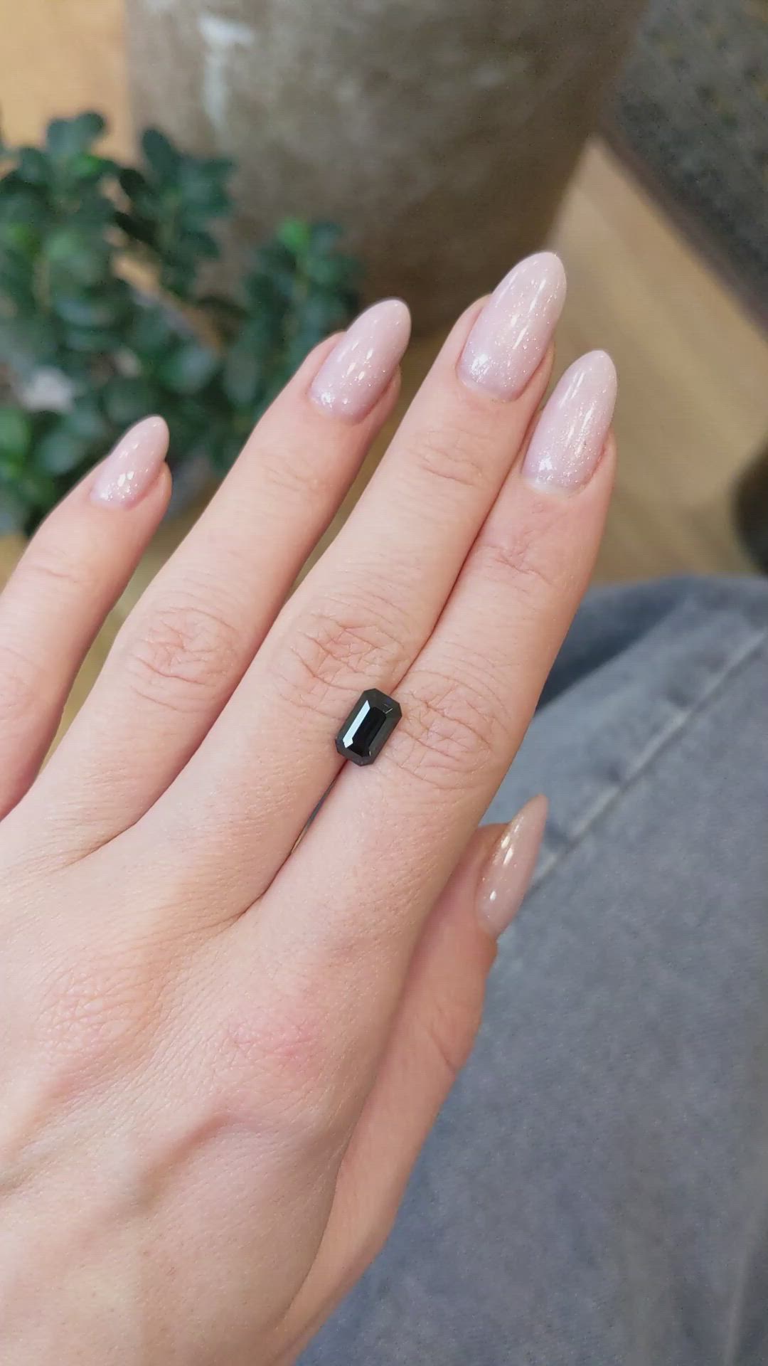 2.09 Ct. Blue Sapphire from Africa Size Video