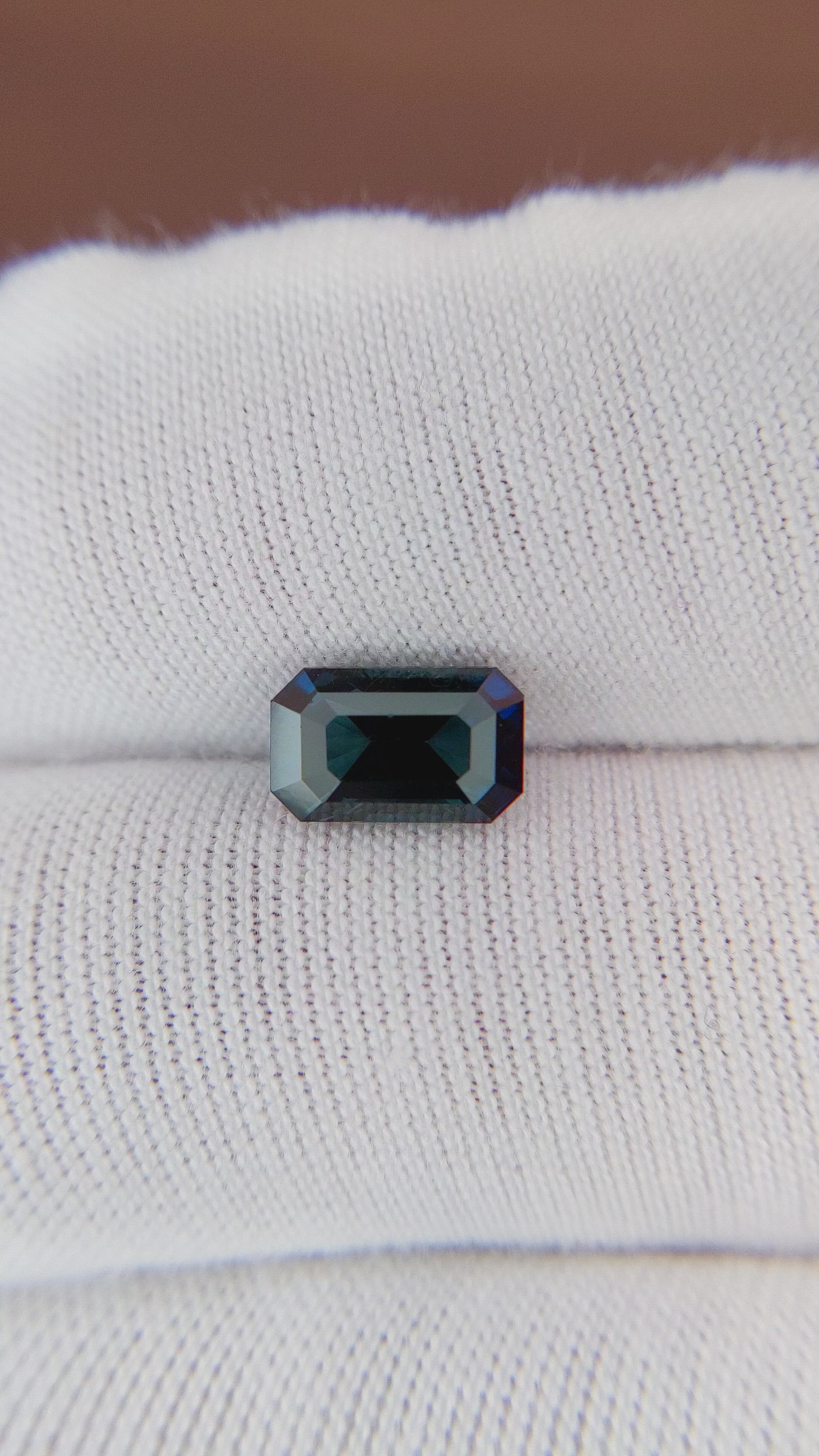 2.09 Ct. Blue Sapphire from Africa Size Video