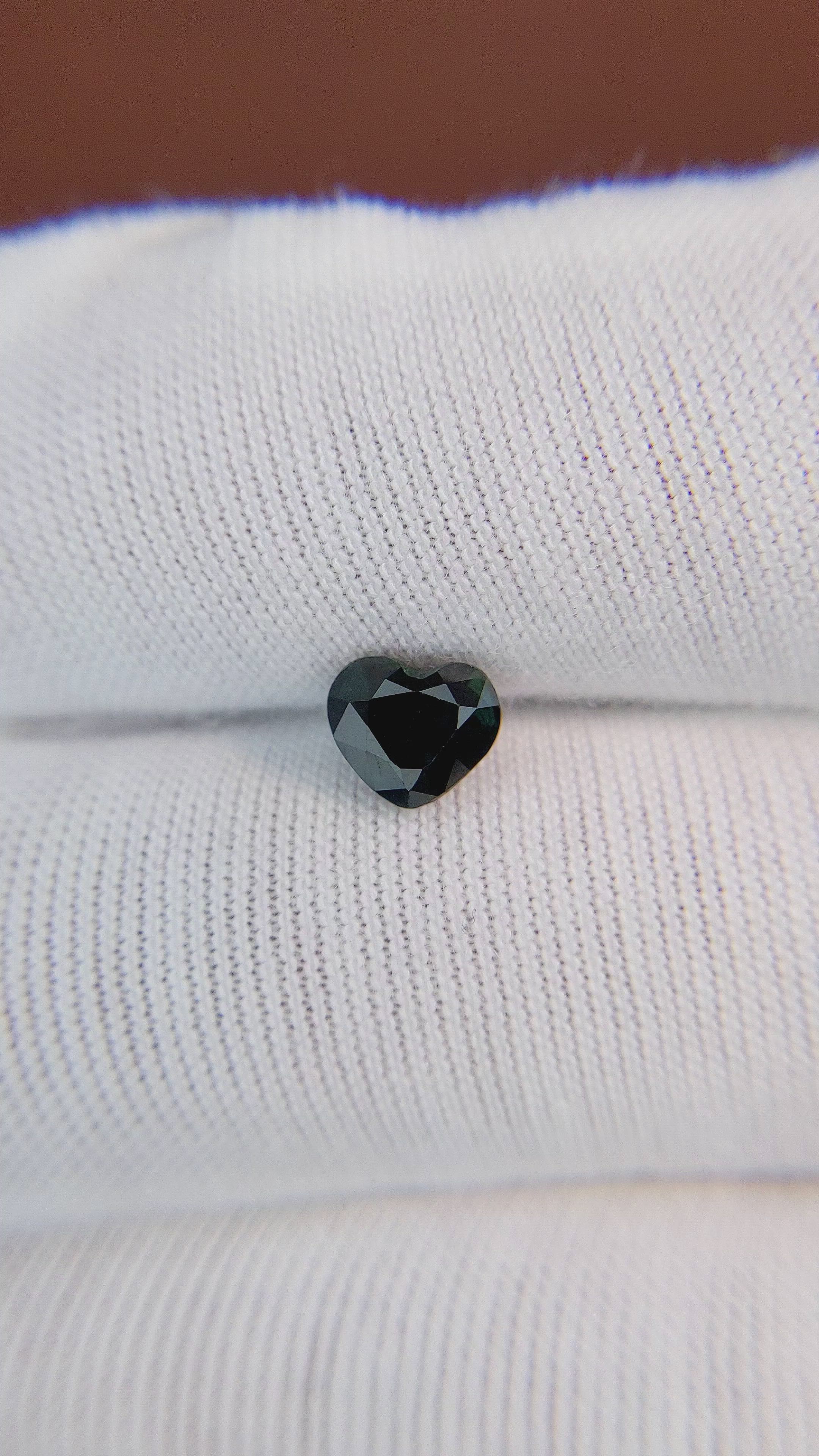 1.08 Ct. Greenish Blue Sapphire from Africa Size Video