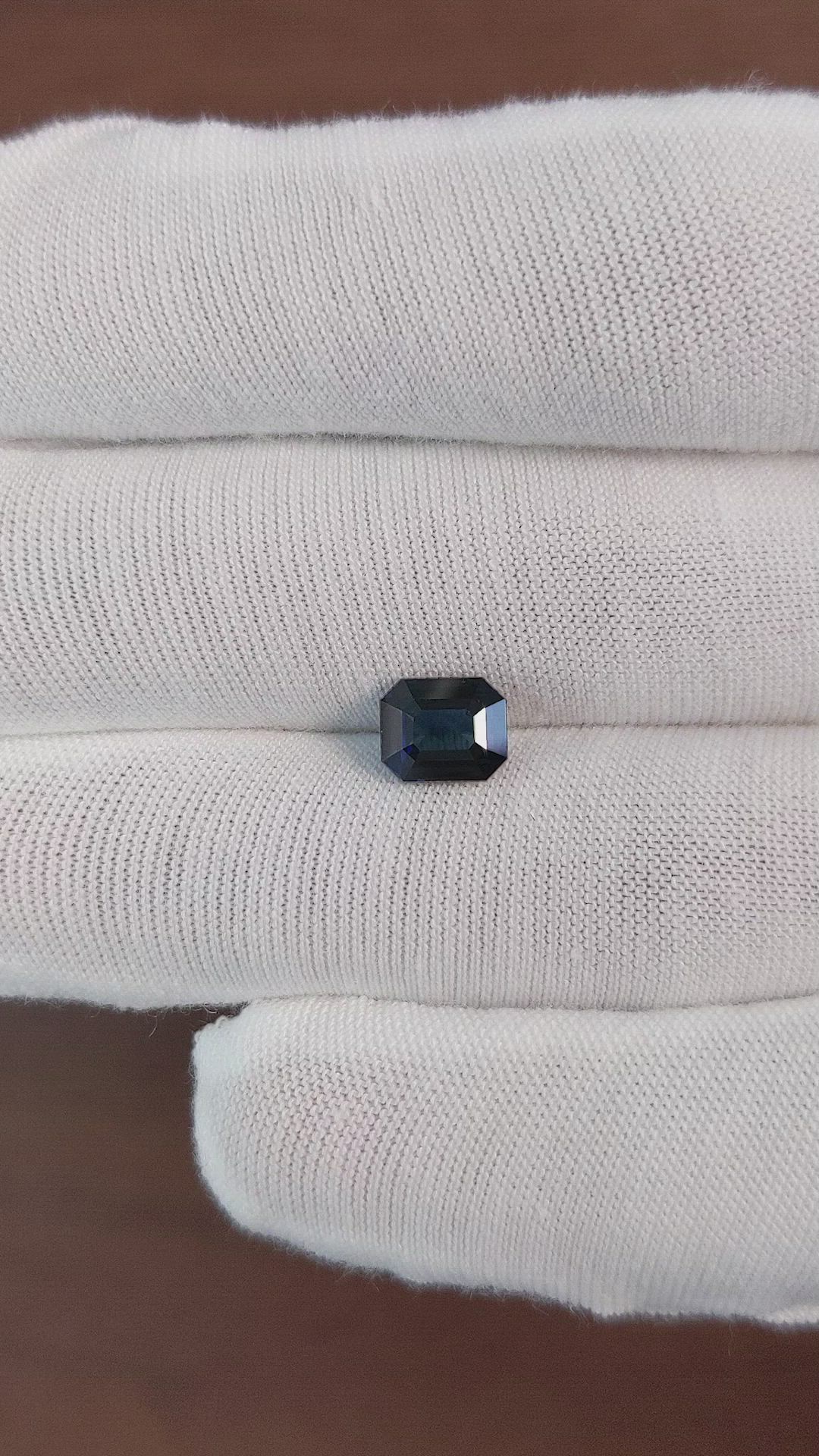 1.86 Ct. Blue Sapphire from Africa Size Video