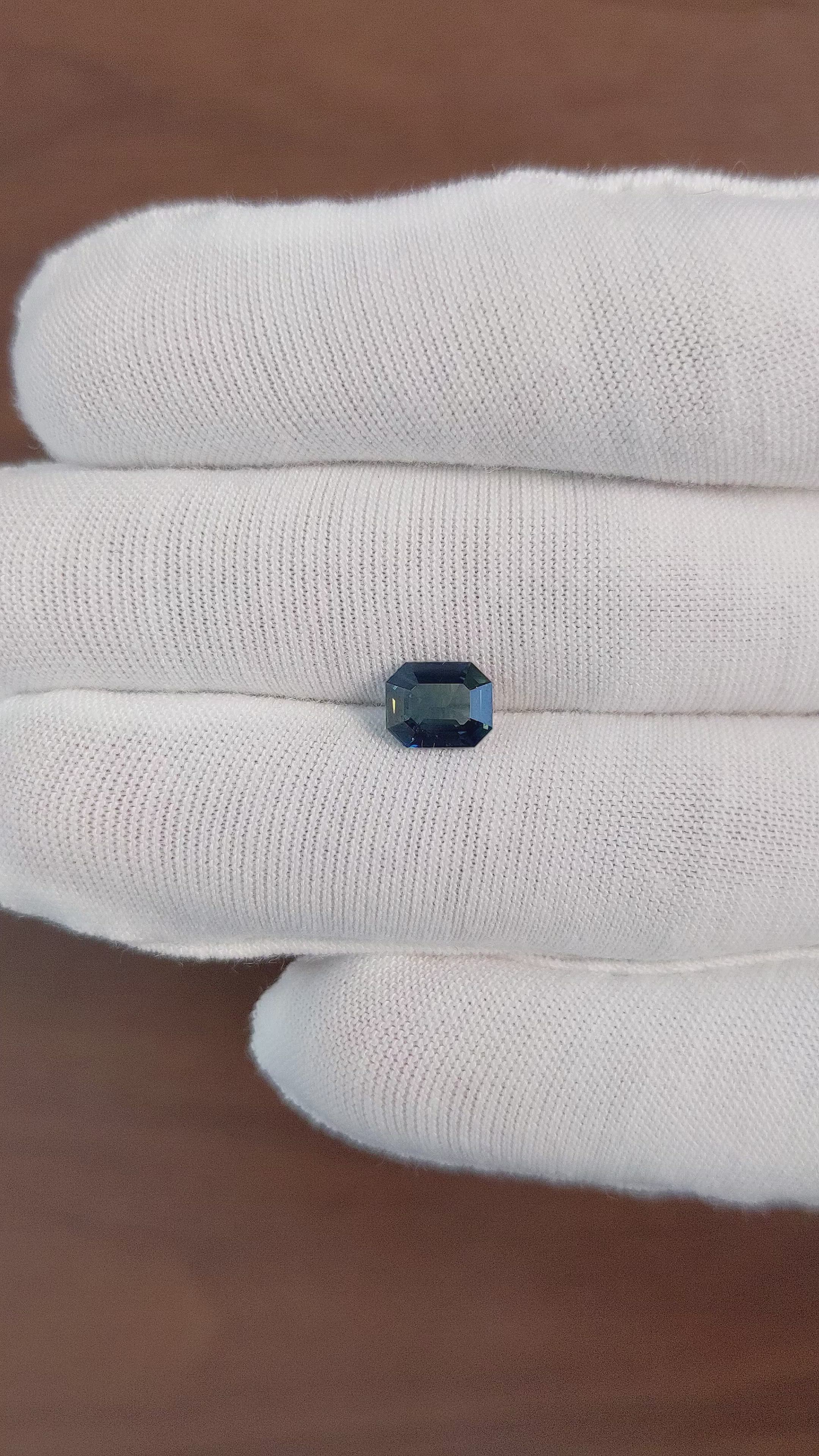 1.60 Ct. Blue Sapphire from Africa Size Video