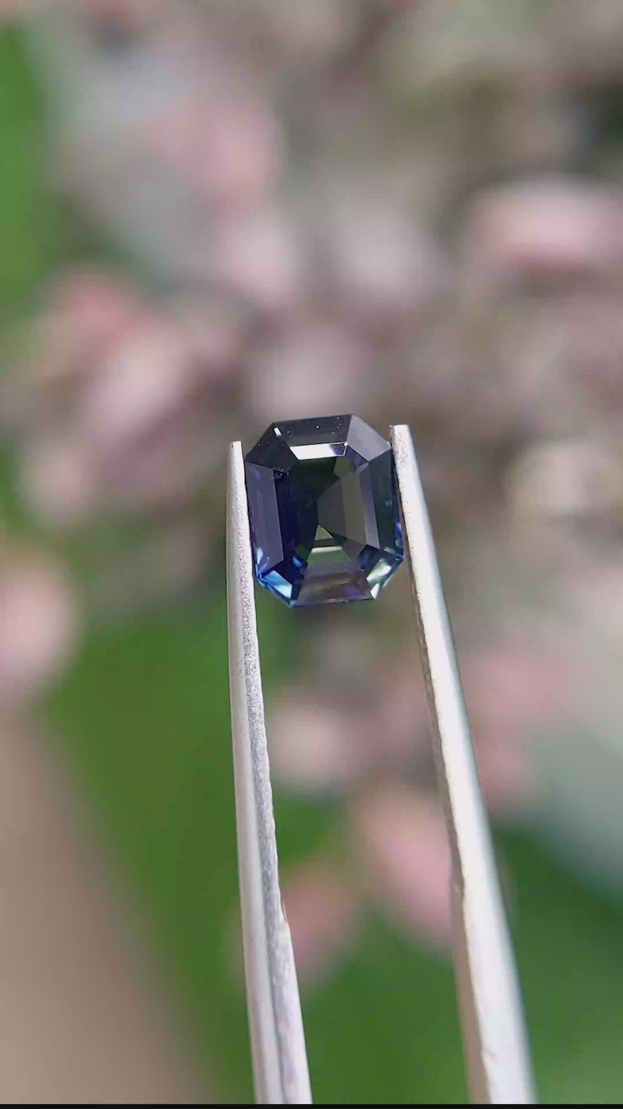 1.60 Ct. Blue Sapphire from Africa Size Video
