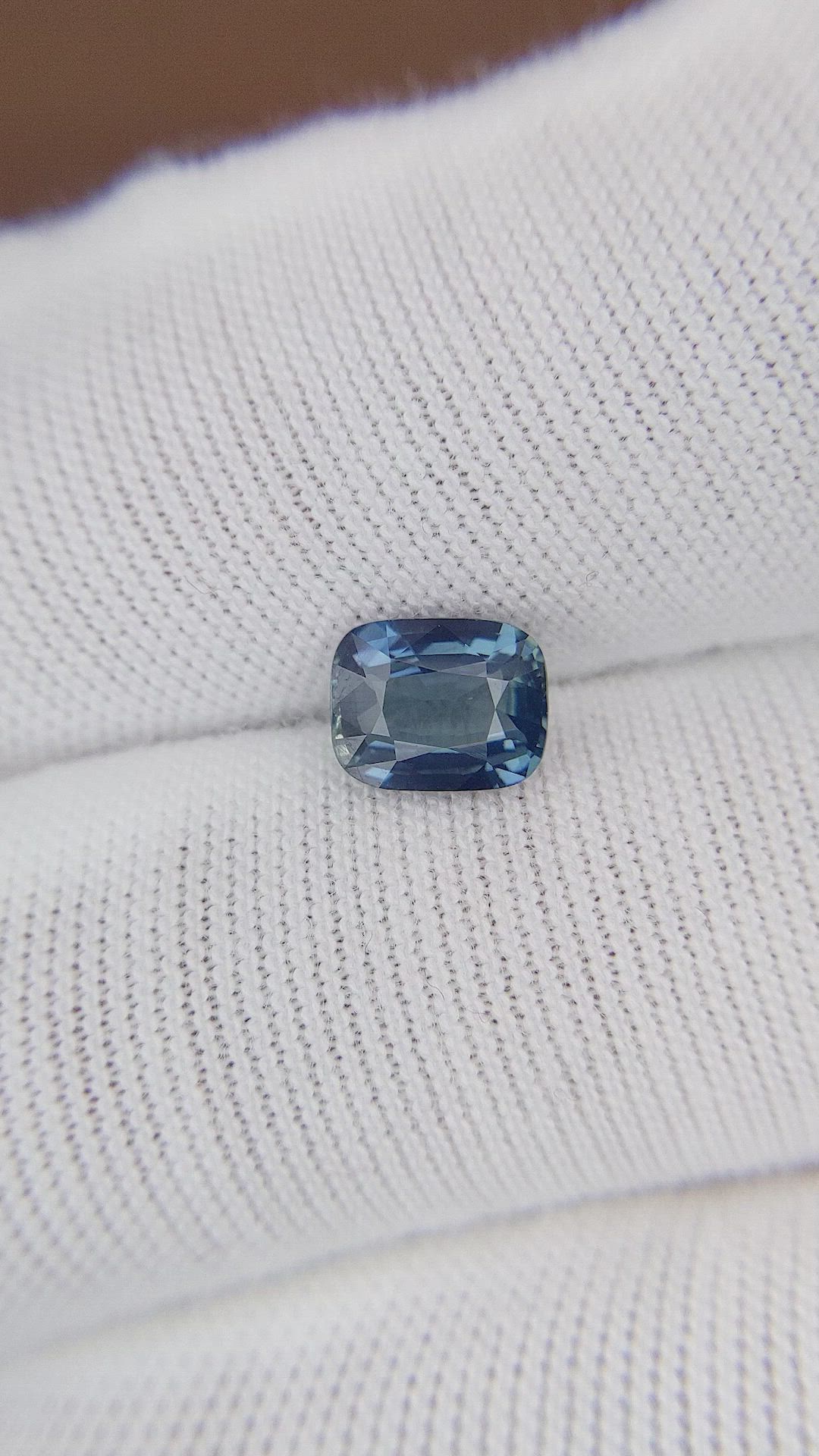 1.07 Ct. Blue Sapphire from Africa Size Video