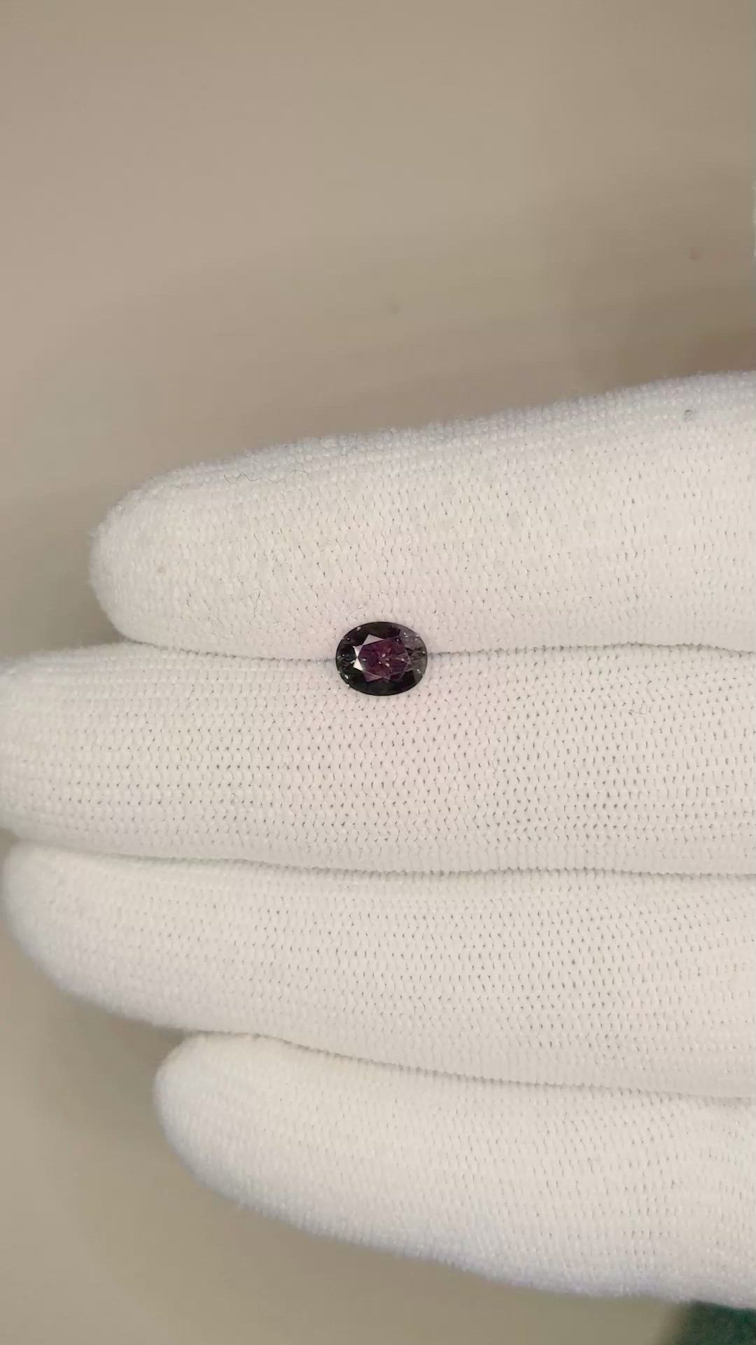 1.14 Ct. Color Change Sapphire from Madagascar Size Video