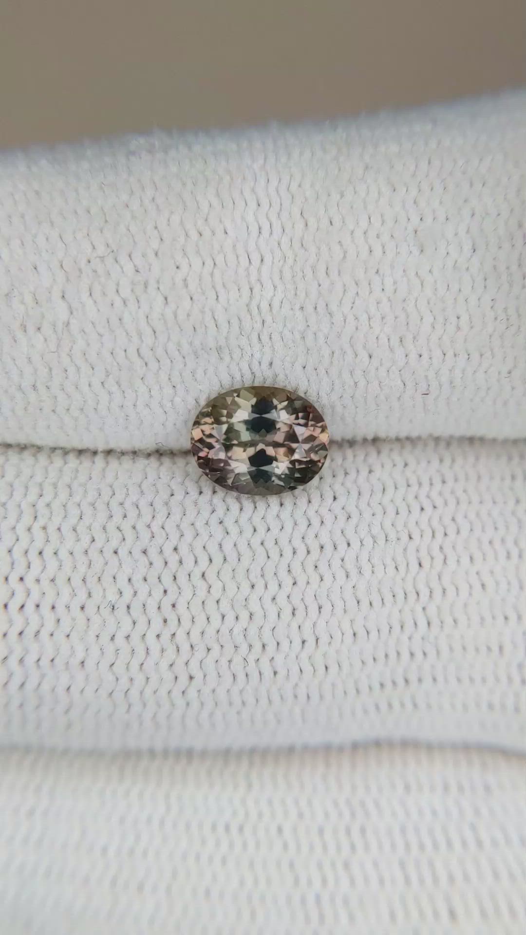1.24 Ct. Color Change Sapphire from Madagascar Size Video