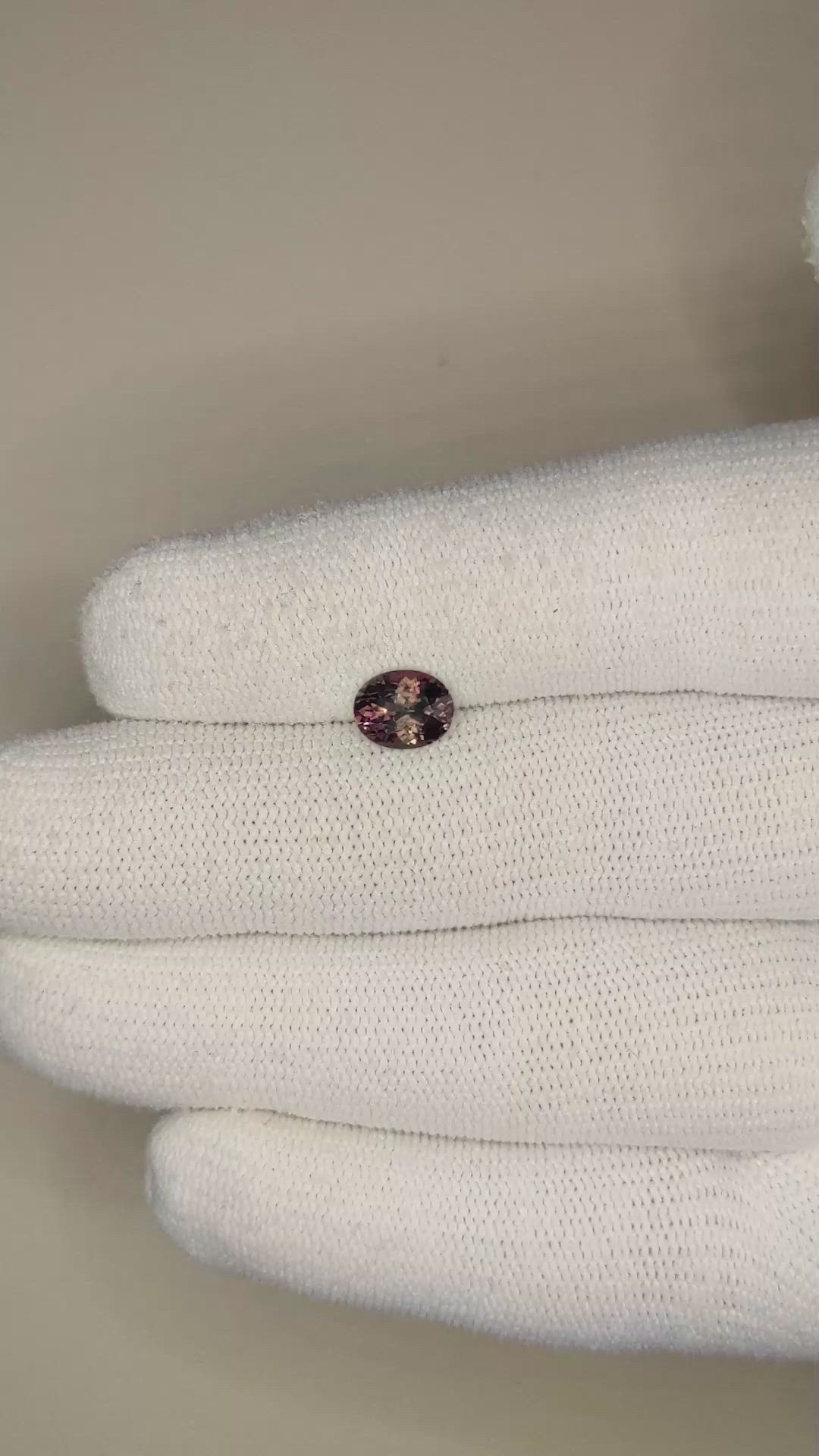 1.24 Ct. Color Change Sapphire from Madagascar Size Video