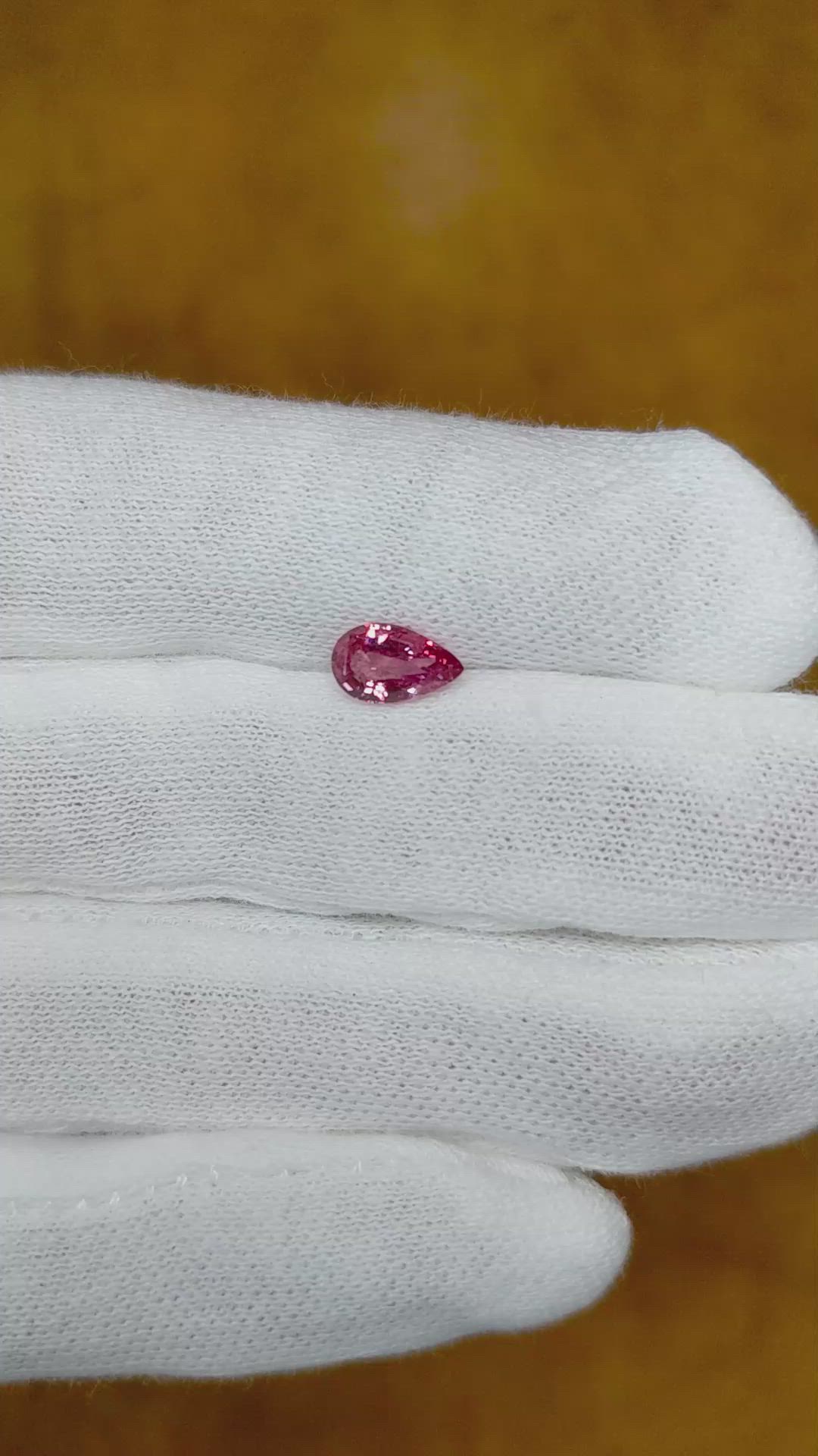 1.04 Ct. Padparadscha Sapphire from Madagascar Size Video