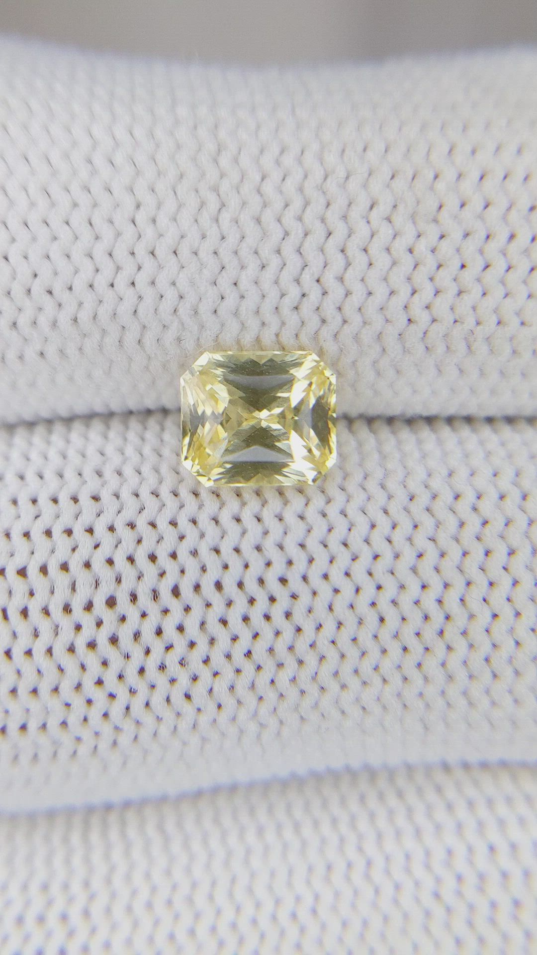 1.83 Ct. Yellow Sapphire from Ceylon (Sri Lanka) Size Video