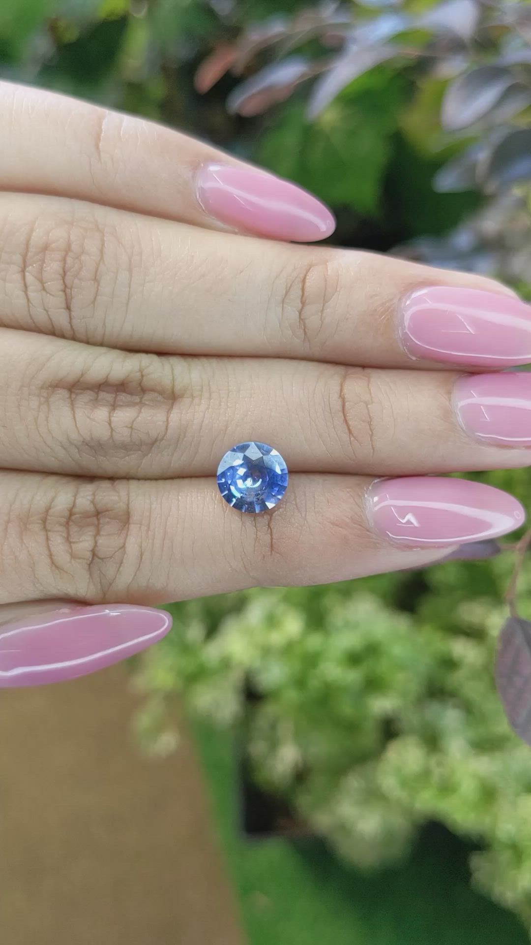 1.92 Ct. Blue Sapphire from Ceylon (Sri Lanka) Size Video