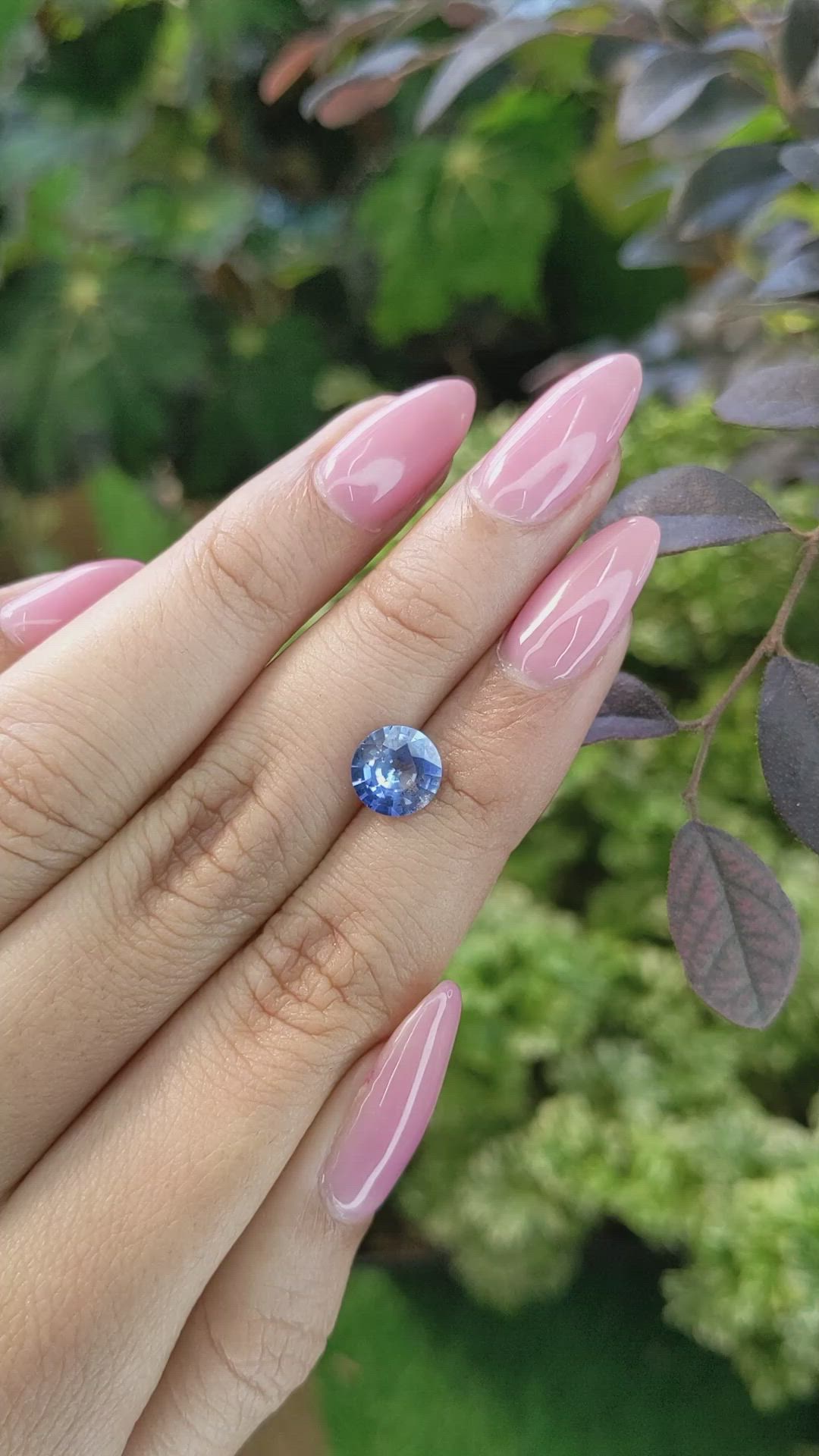 1.92 Ct. Blue Sapphire from Ceylon (Sri Lanka) Size Video