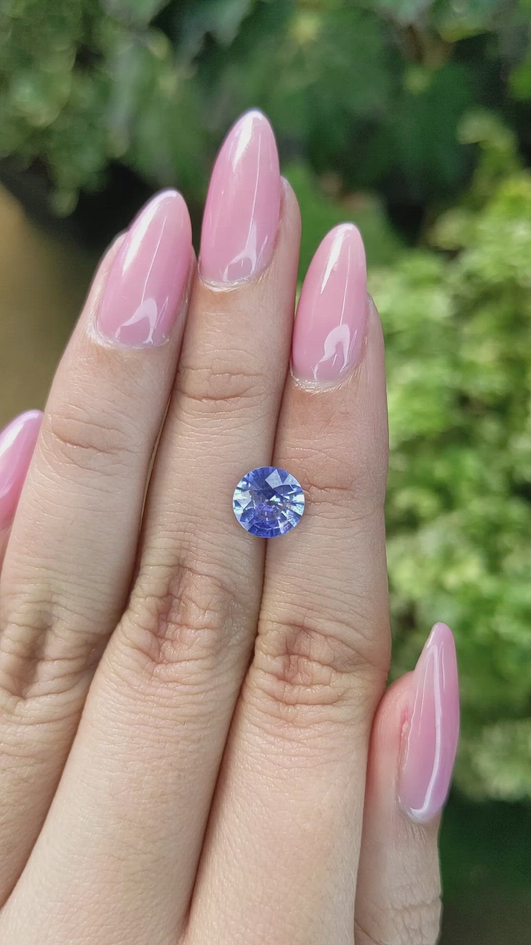 1.92 Ct. Blue Sapphire from Ceylon (Sri Lanka) Size Video