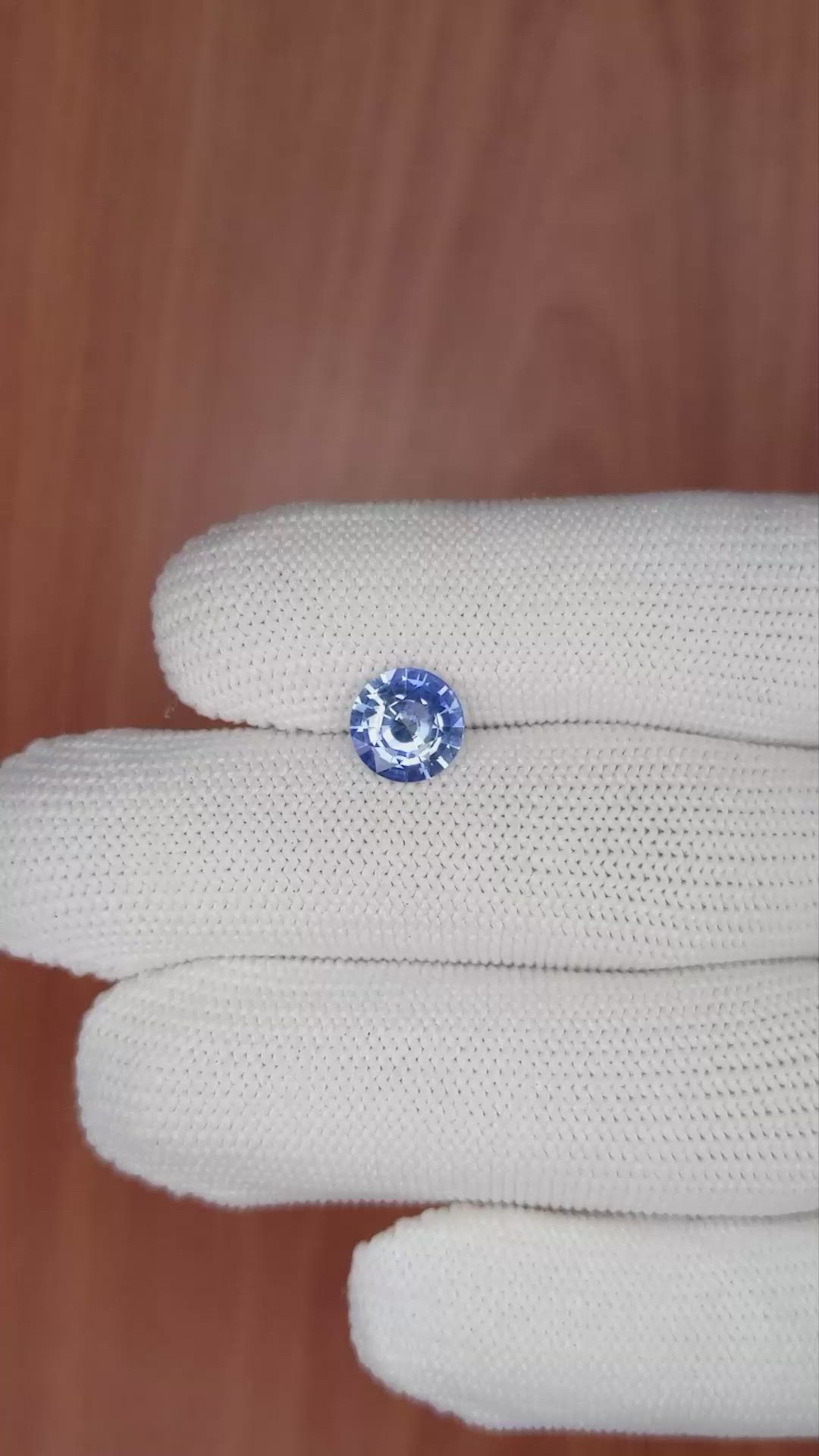 1.92 Ct. Blue Sapphire from Ceylon (Sri Lanka) Size Video