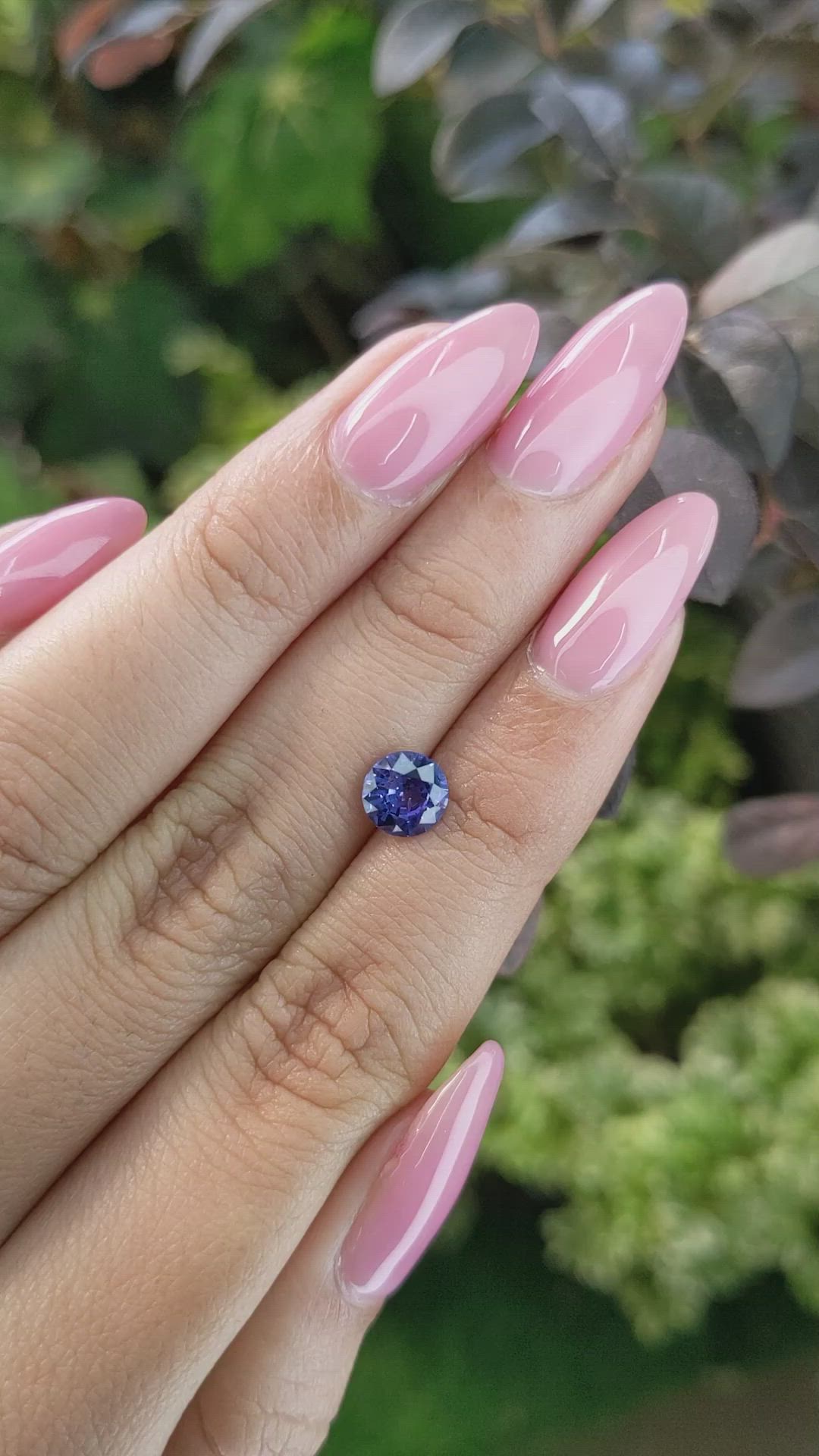1.17 Ct. Blue Sapphire from Ceylon (Sri Lanka) Size Video