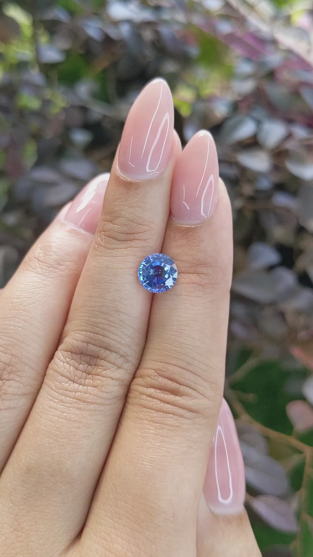 1.98 Ct. Blue Sapphire from Ceylon (Sri Lanka) Size Video