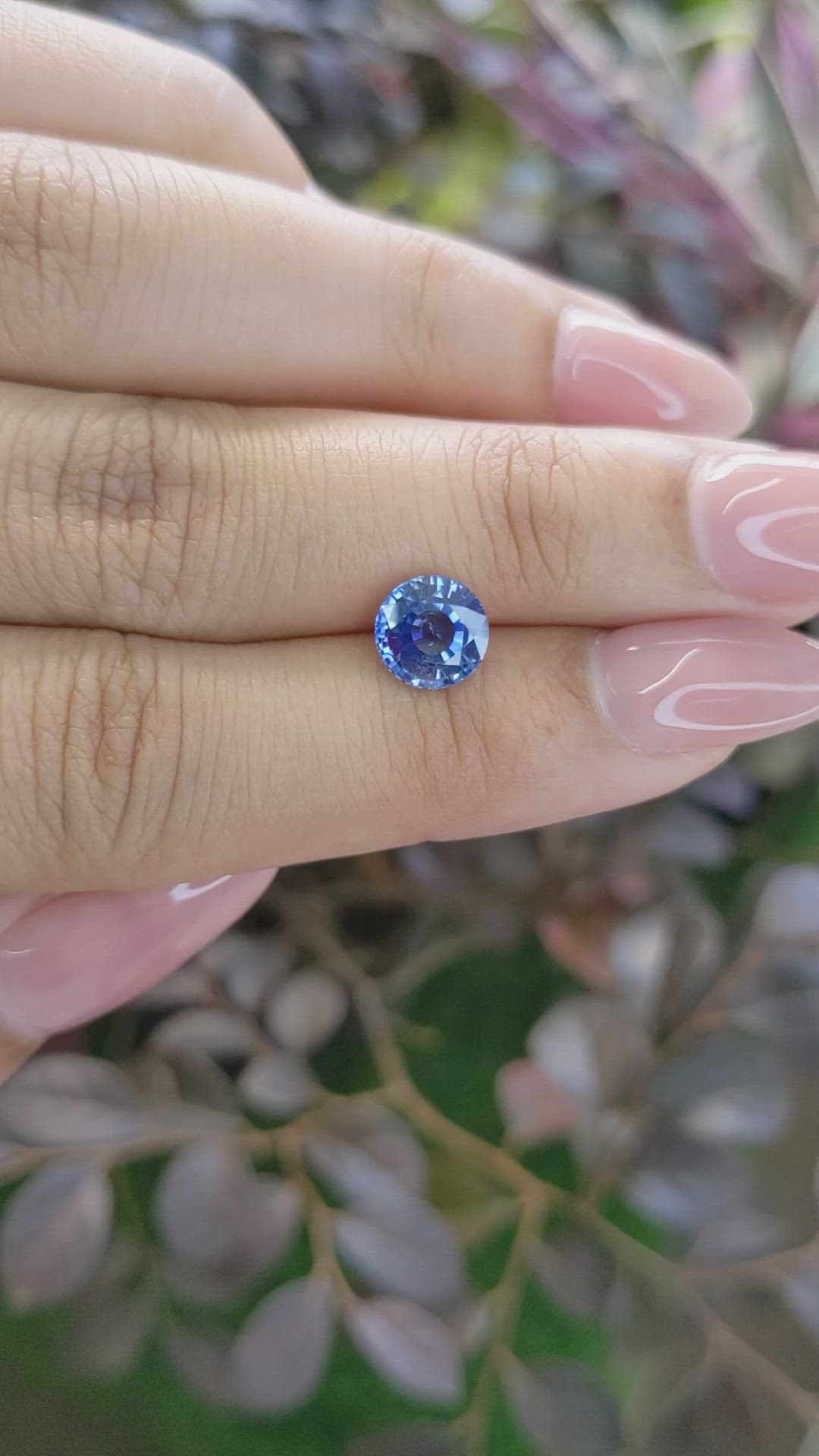 1.98 Ct. Blue Sapphire from Ceylon (Sri Lanka) Size Video