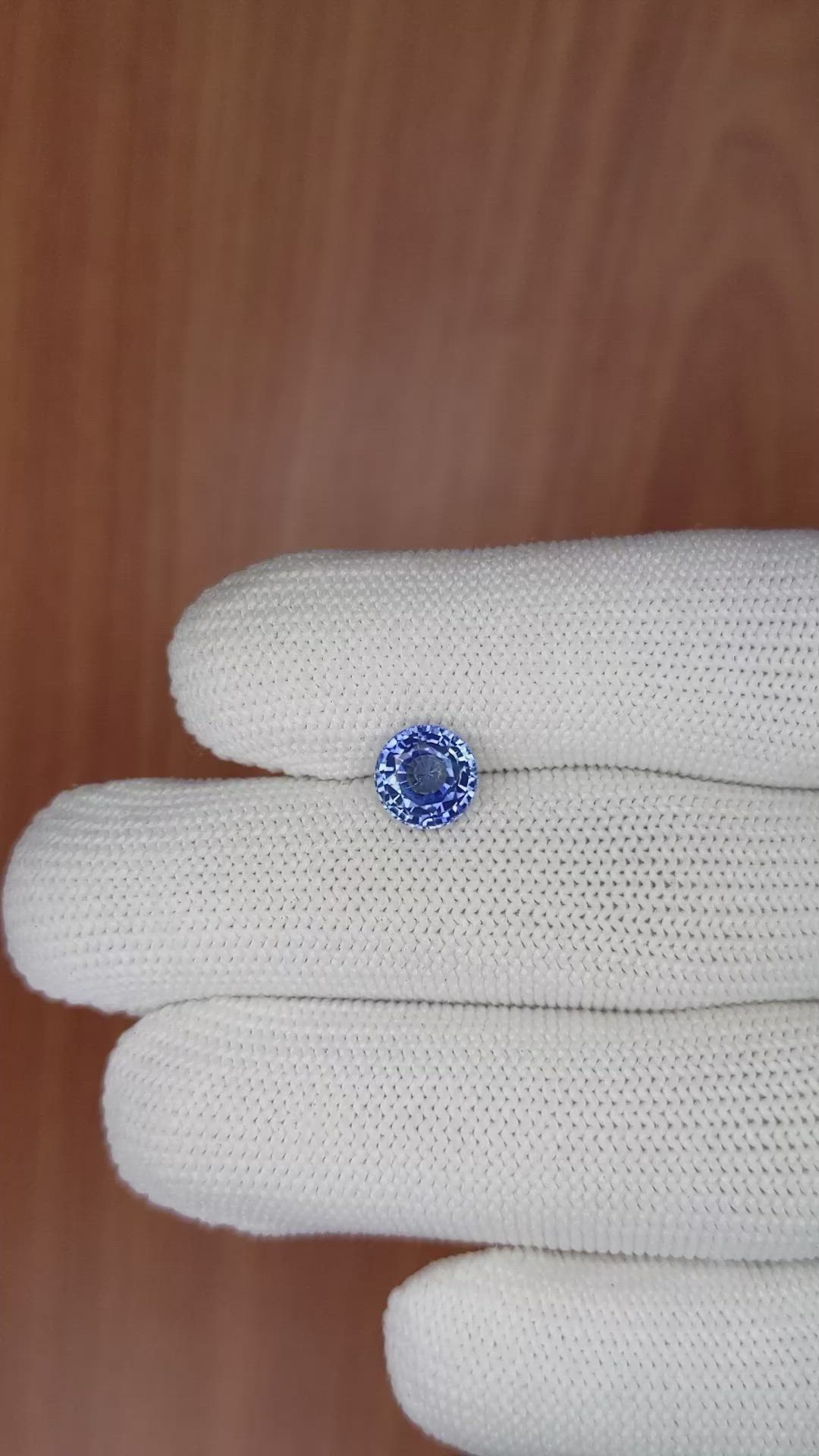 1.98 Ct. Blue Sapphire from Ceylon (Sri Lanka) Size Video