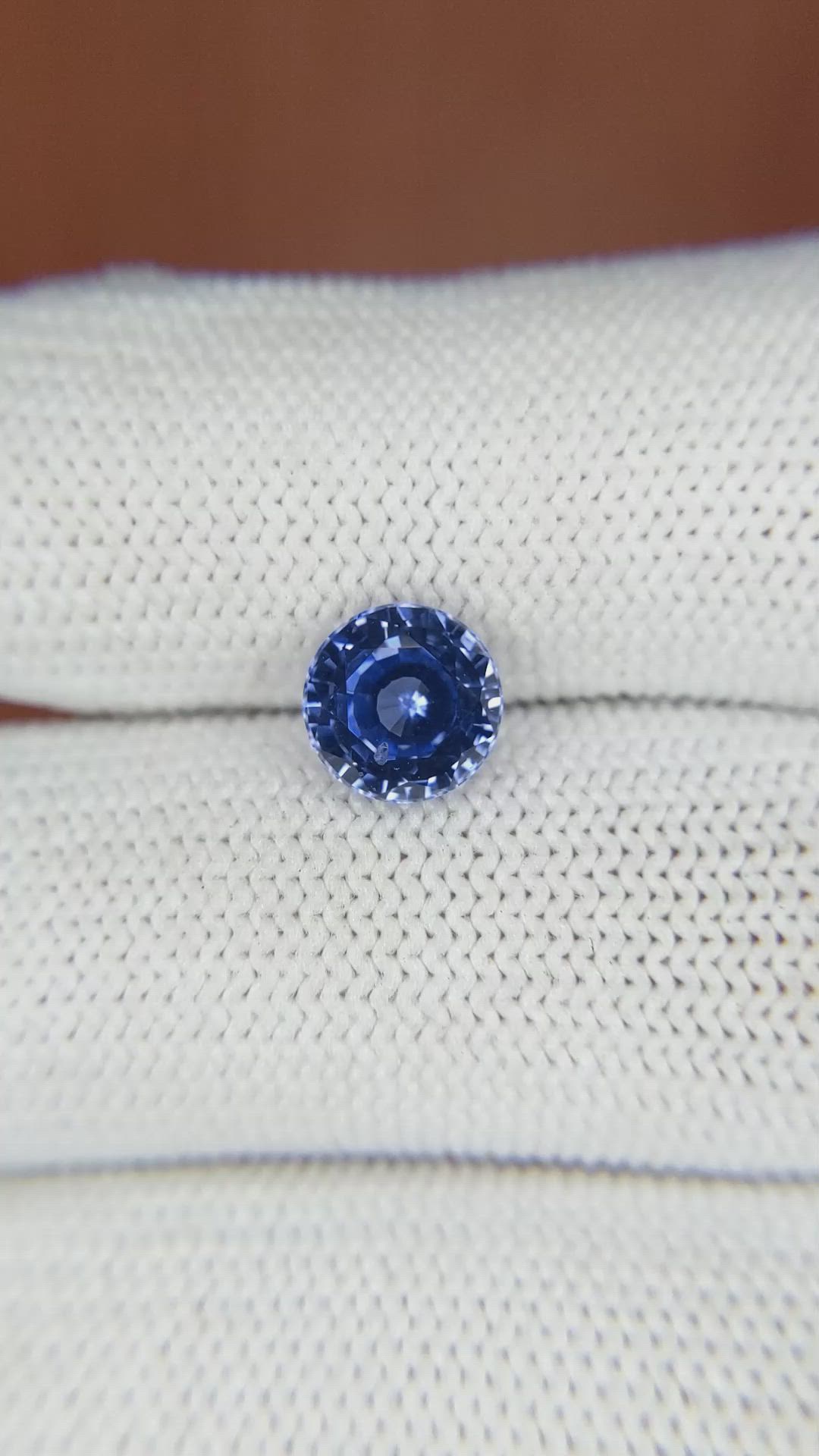 1.94 Ct. Blue Sapphire from Ceylon (Sri Lanka) Size Video