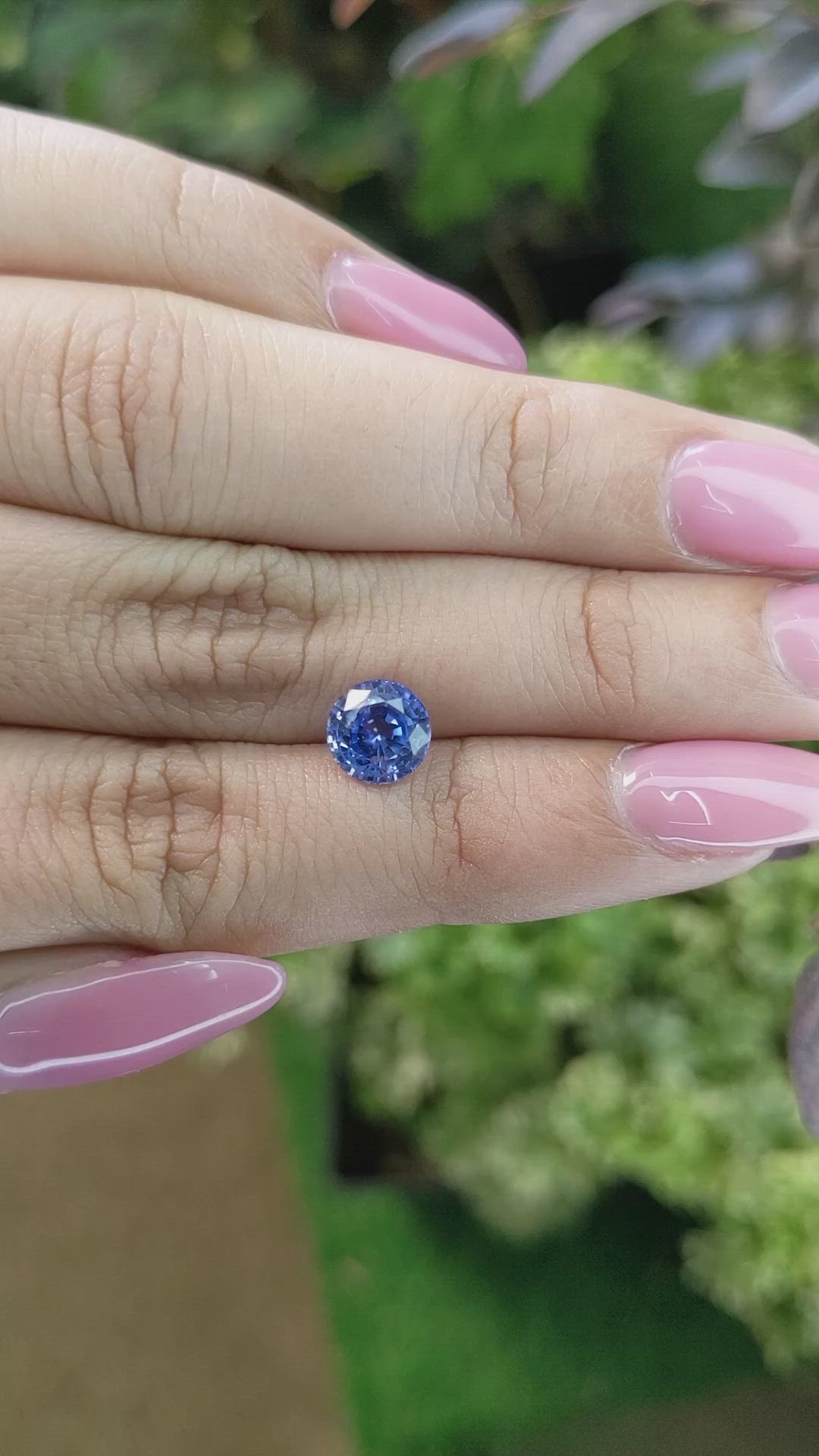 1.94 Ct. Blue Sapphire from Ceylon (Sri Lanka) Size Video
