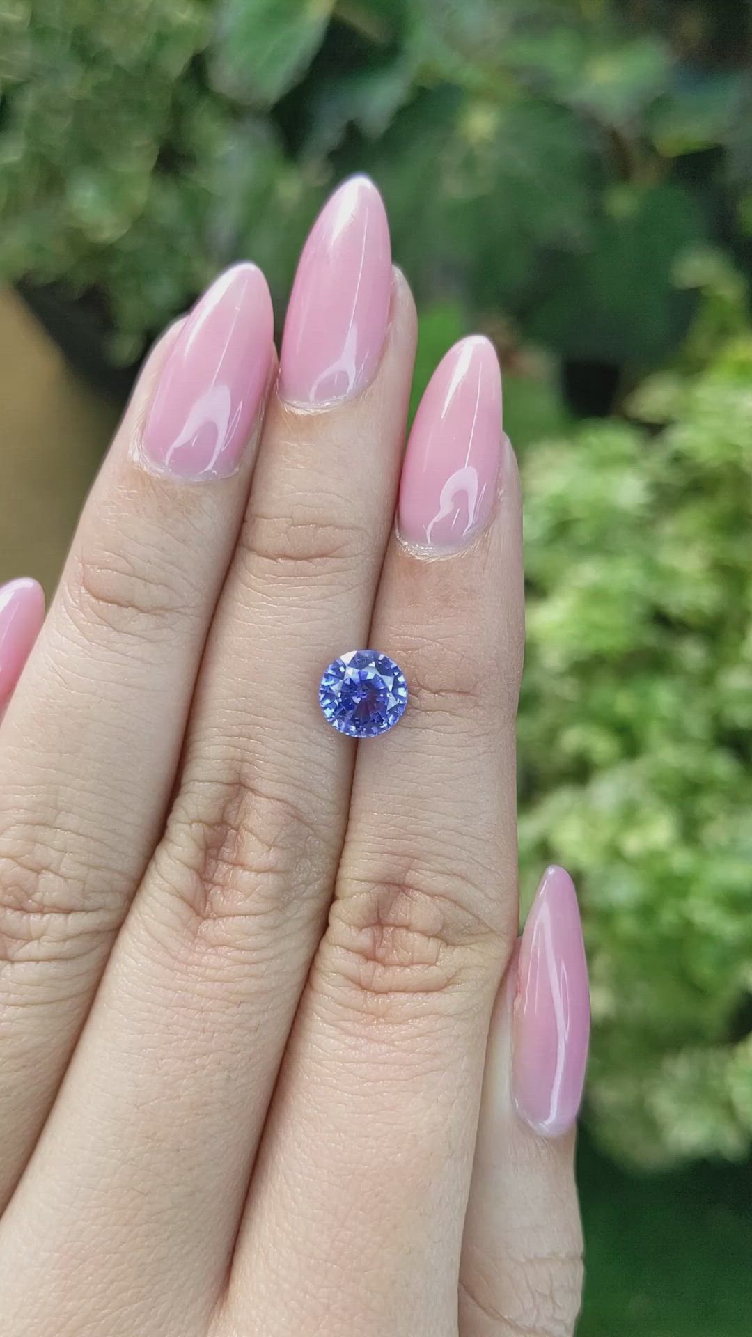1.94 Ct. Blue Sapphire from Ceylon (Sri Lanka) Size Video