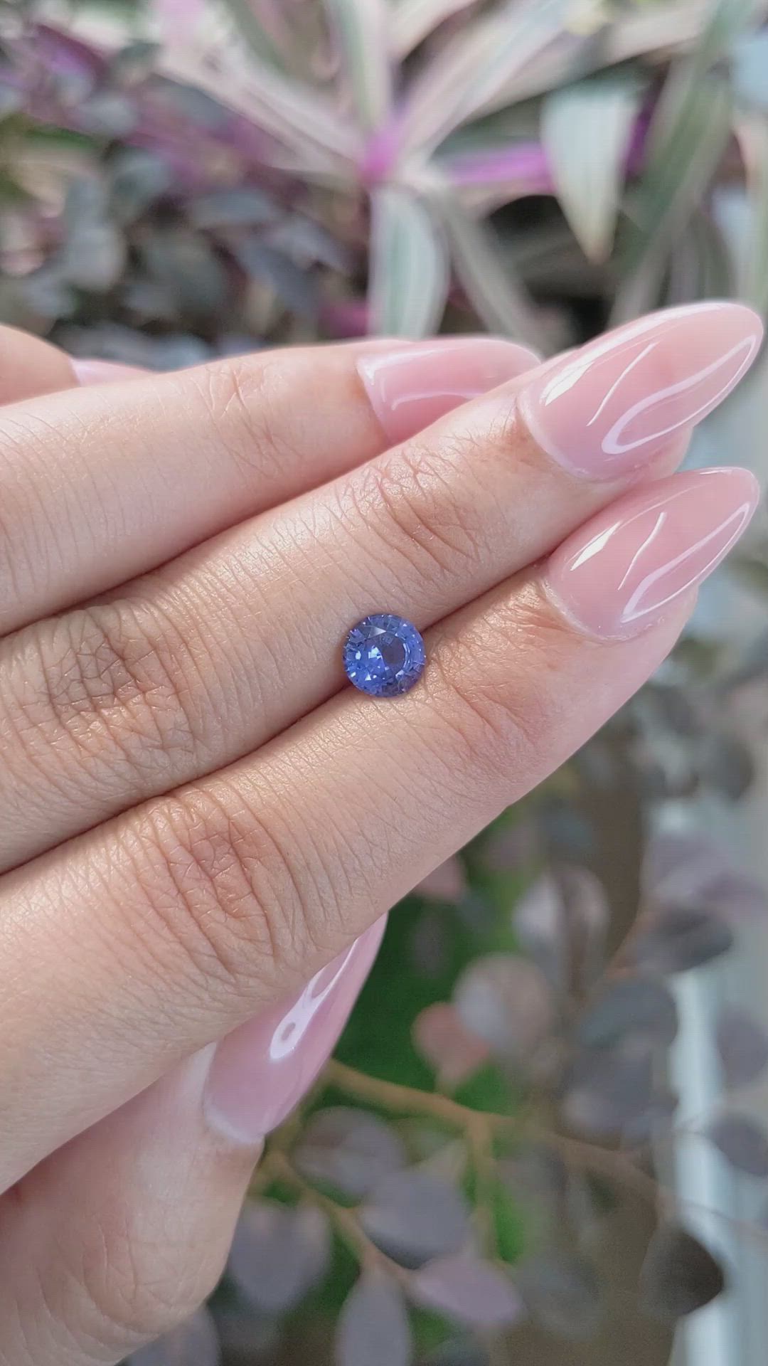 0.90 Ct. Blue Sapphire from Ceylon (Sri Lanka) Size Video