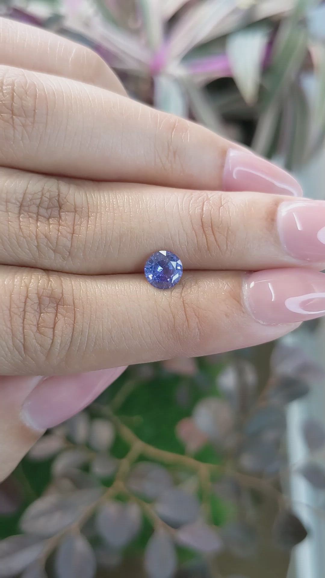 0.90 Ct. Blue Sapphire from Ceylon (Sri Lanka) Size Video