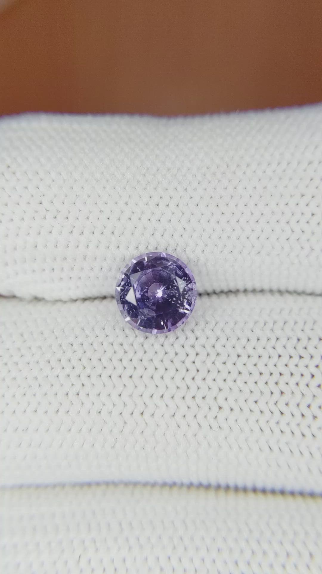 1.46 Ct. Violet Sapphire from Ceylon (Sri Lanka) Size Video