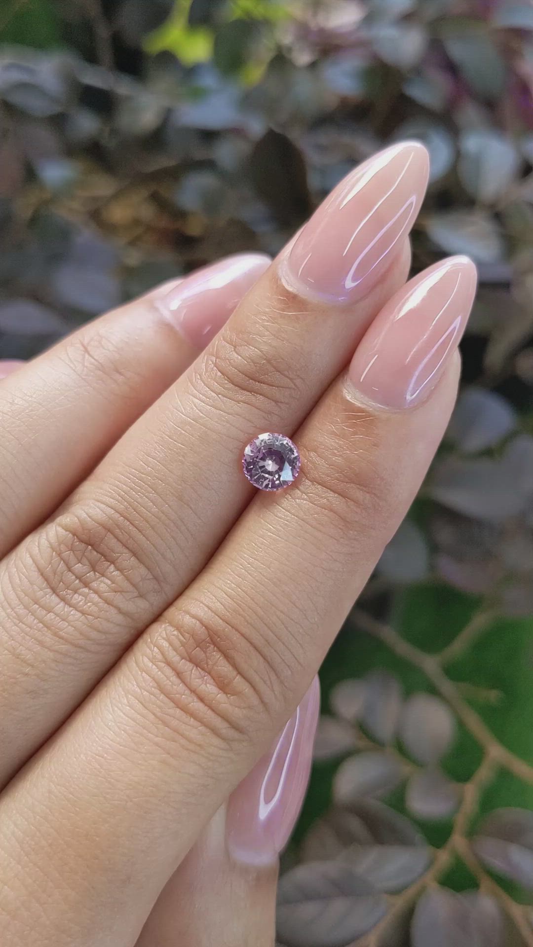 1.13 Ct. Pink Sapphire from Ceylon (Sri Lanka) Size Video