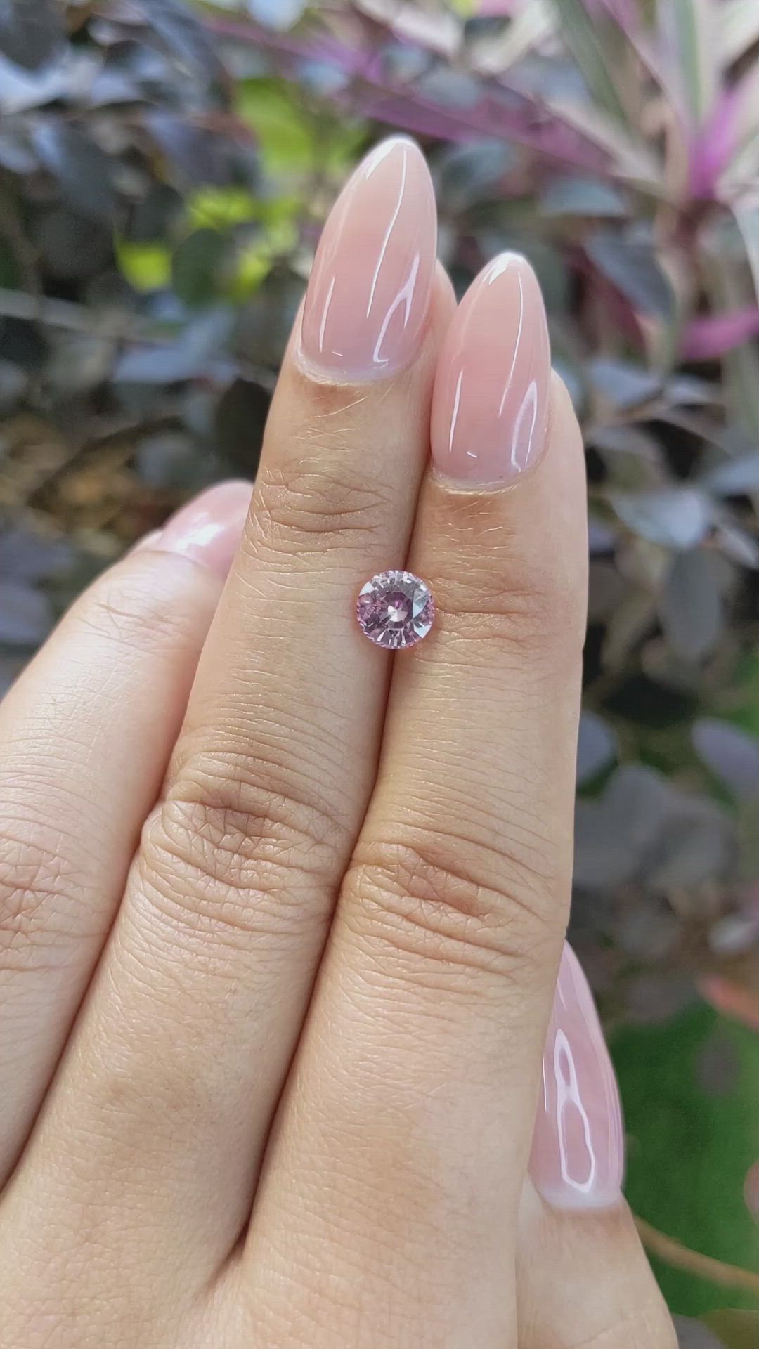 1.13 Ct. Pink Sapphire from Ceylon (Sri Lanka) Size Video