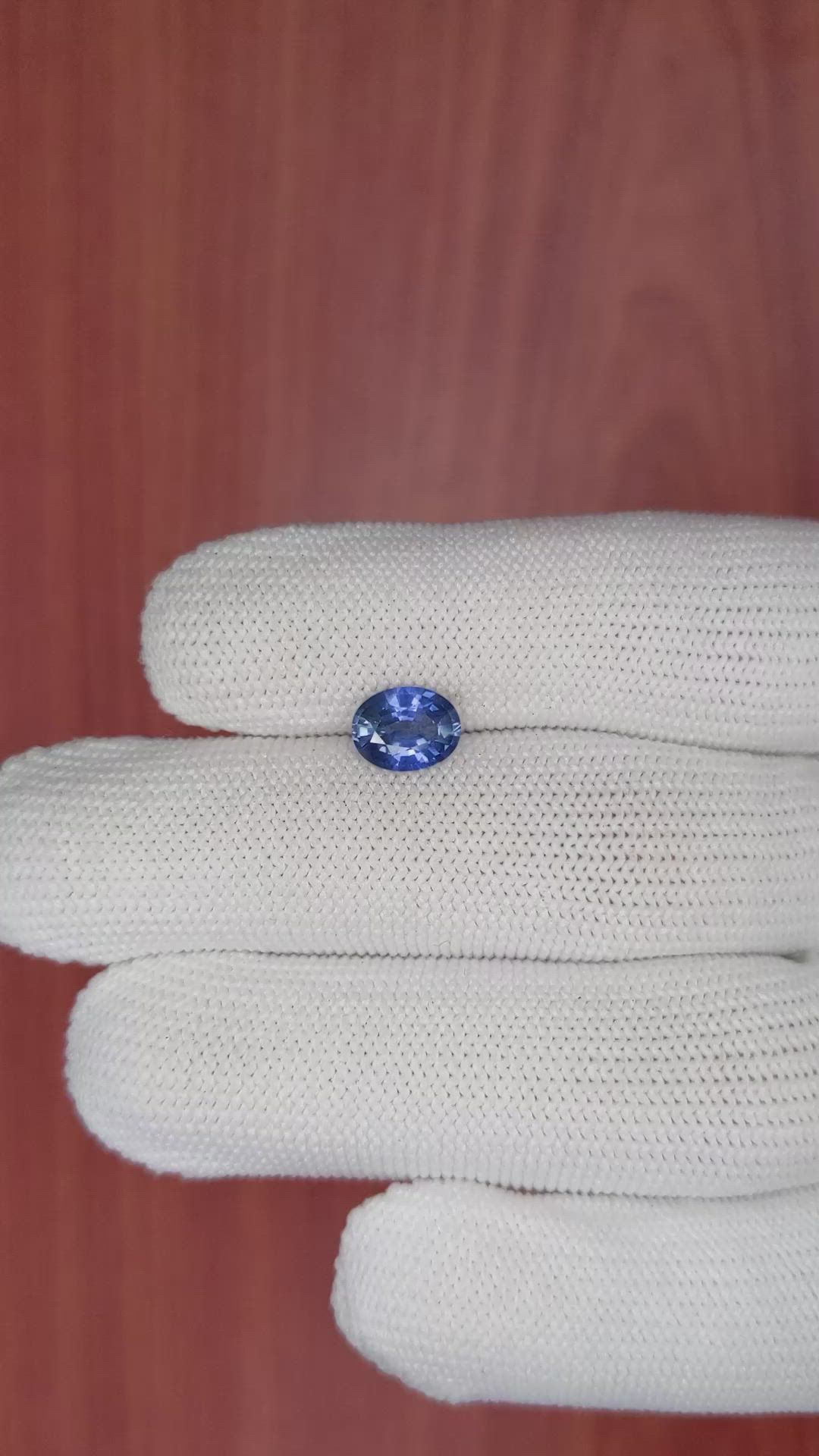 1.46 Ct. Blue Sapphire from Ceylon (Sri Lanka) Size Video