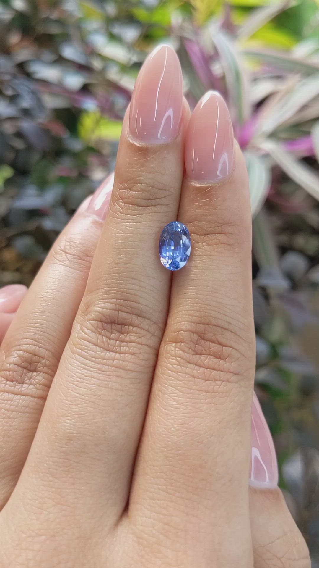 1.93 Ct. Blue Sapphire from Ceylon (Sri Lanka) Size Video