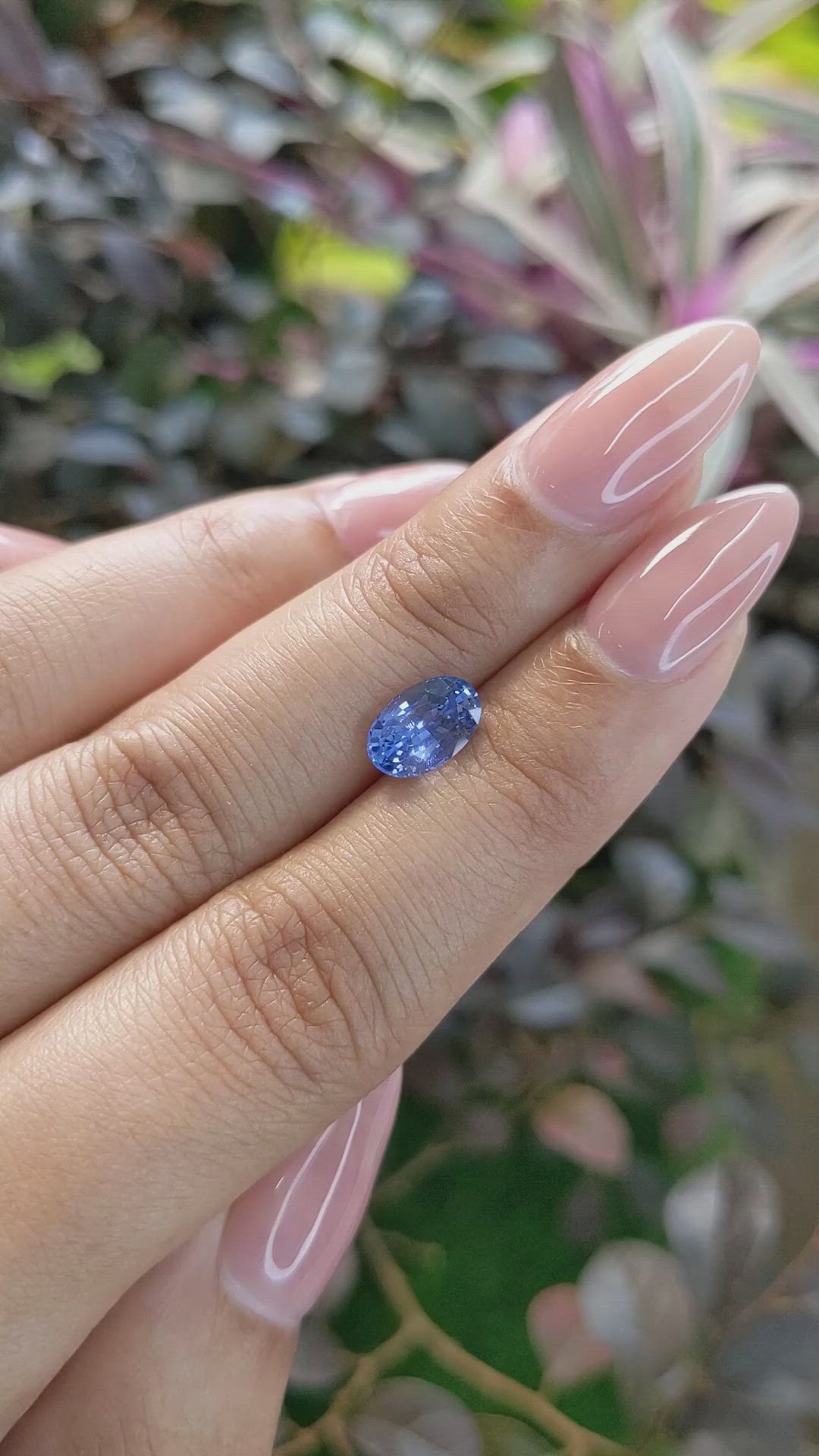 1.93 Ct. Blue Sapphire from Ceylon (Sri Lanka) Size Video