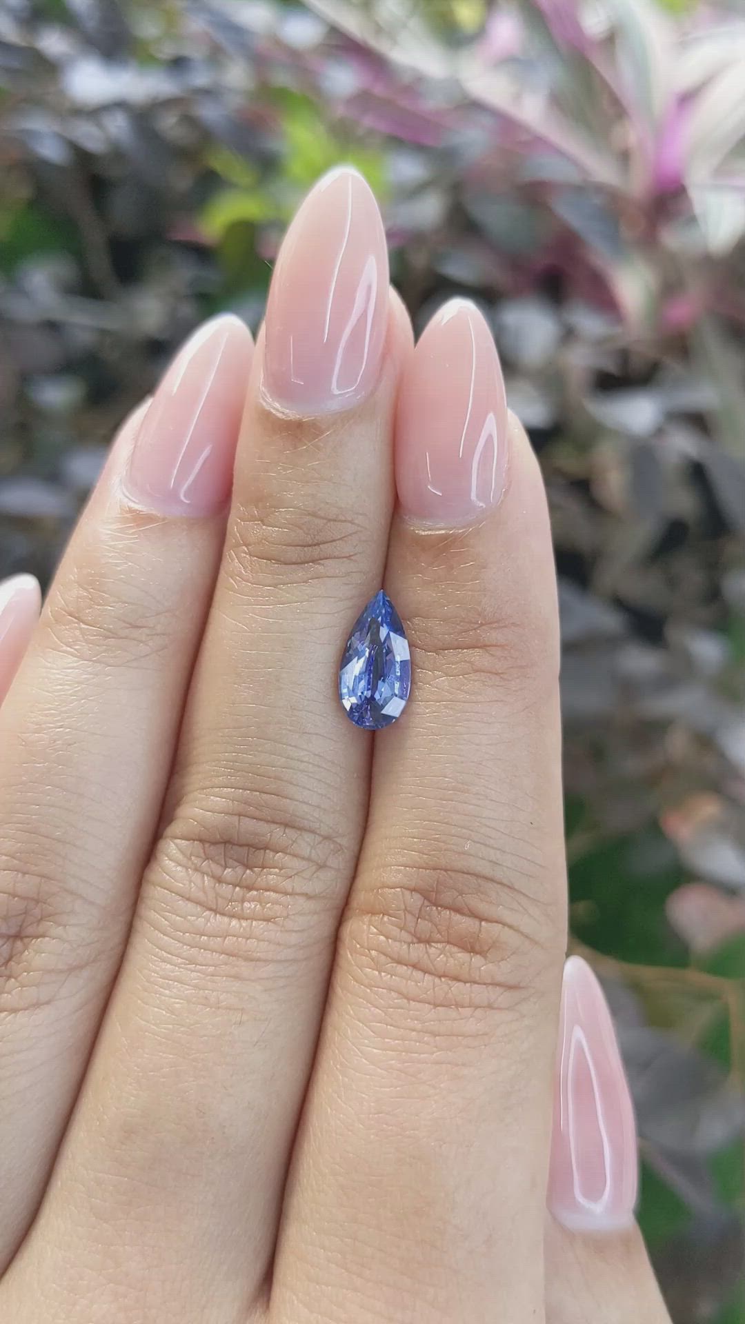 1.84 Ct. Blue Sapphire from Ceylon (Sri Lanka) Size Video