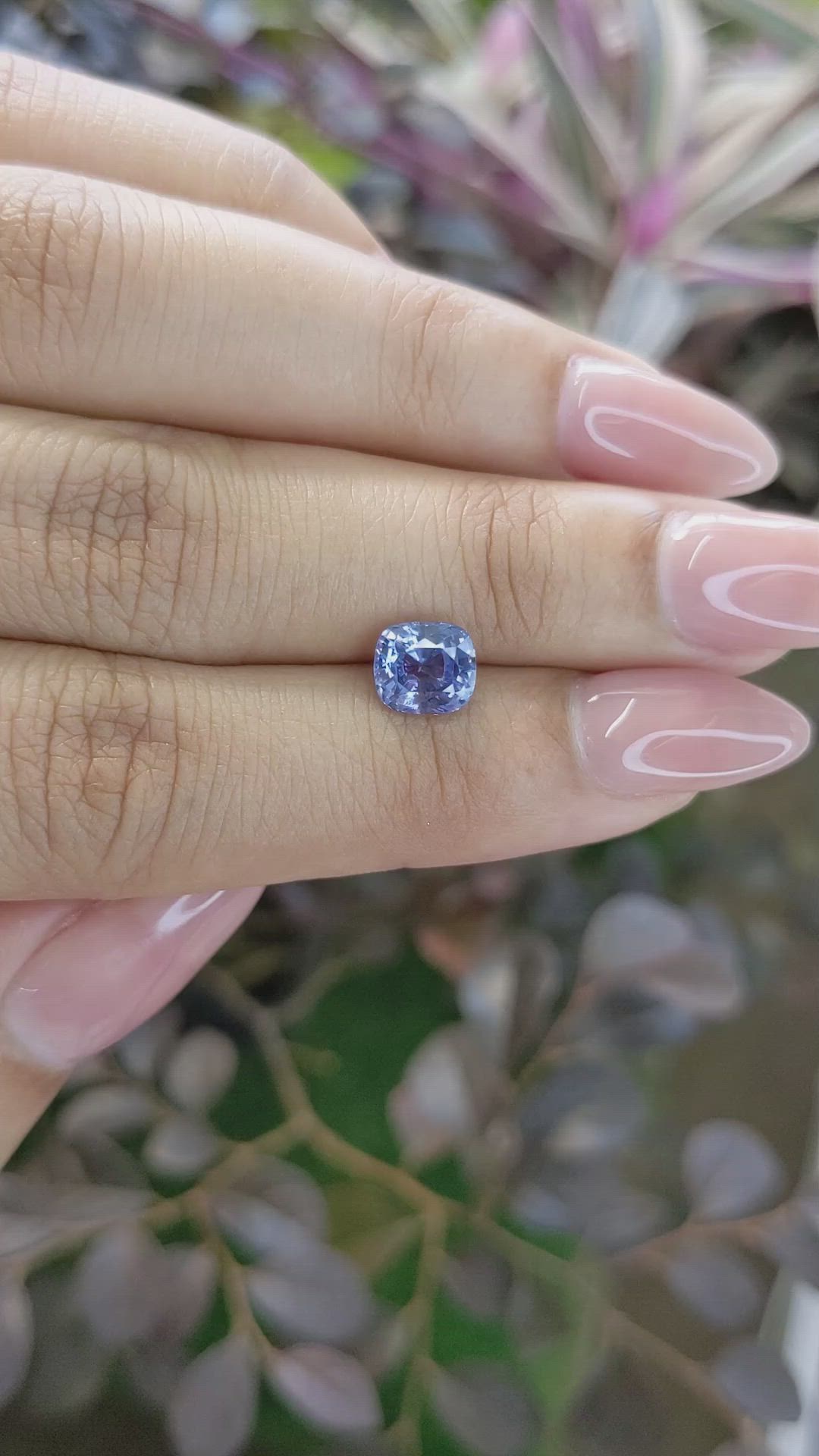 1.84 Ct. Sapphire from Ceylon (Sri Lanka) Size Video