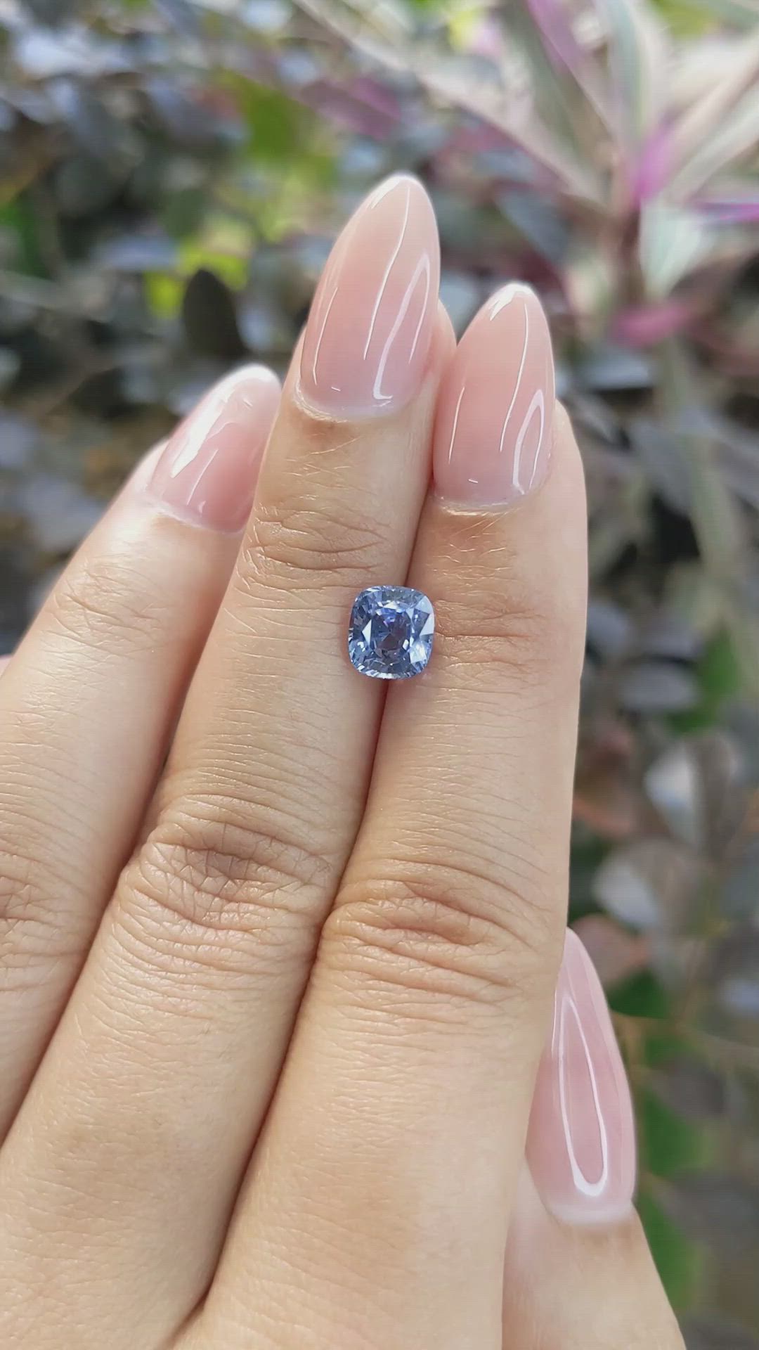 1.84 Ct. Sapphire from Ceylon (Sri Lanka) Size Video