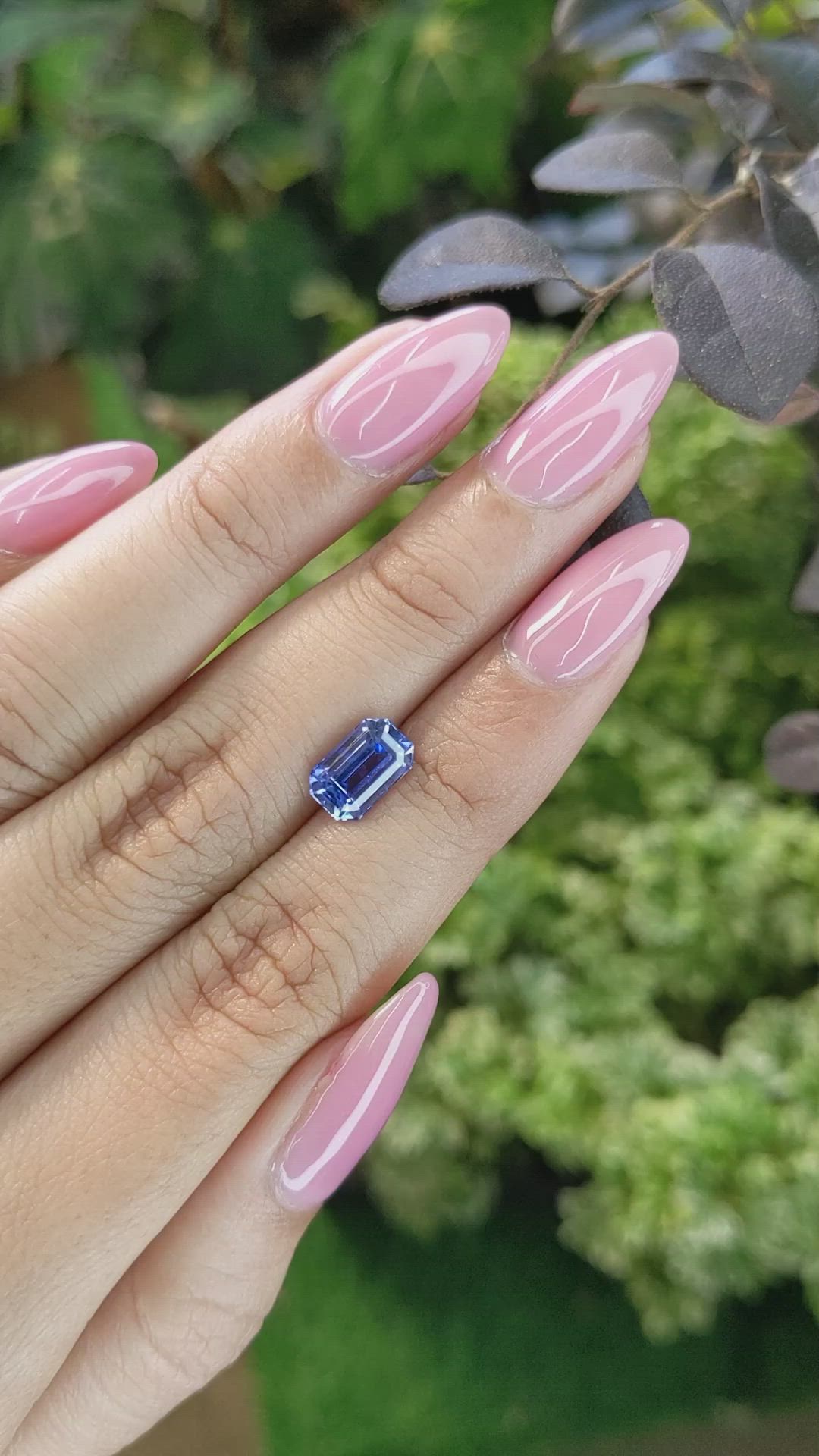 2.32 Ct. Blue Sapphire from Ceylon (Sri Lanka) Size Video
