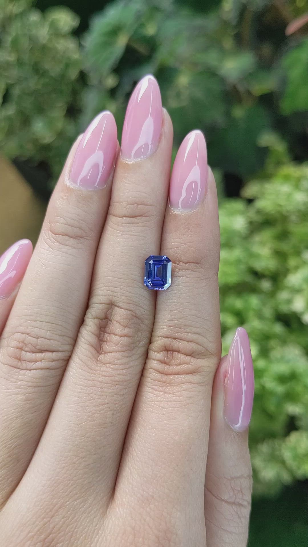 1.51 Ct. Blue Sapphire from Ceylon (Sri Lanka) Size Video
