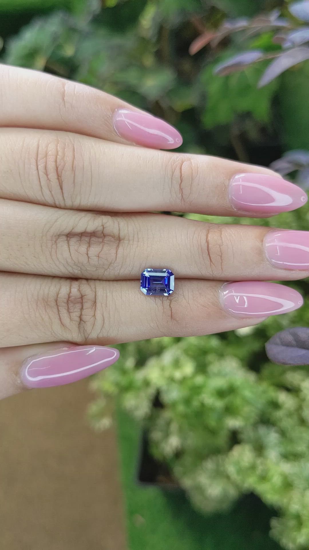 1.51 Ct. Blue Sapphire from Ceylon (Sri Lanka) Size Video
