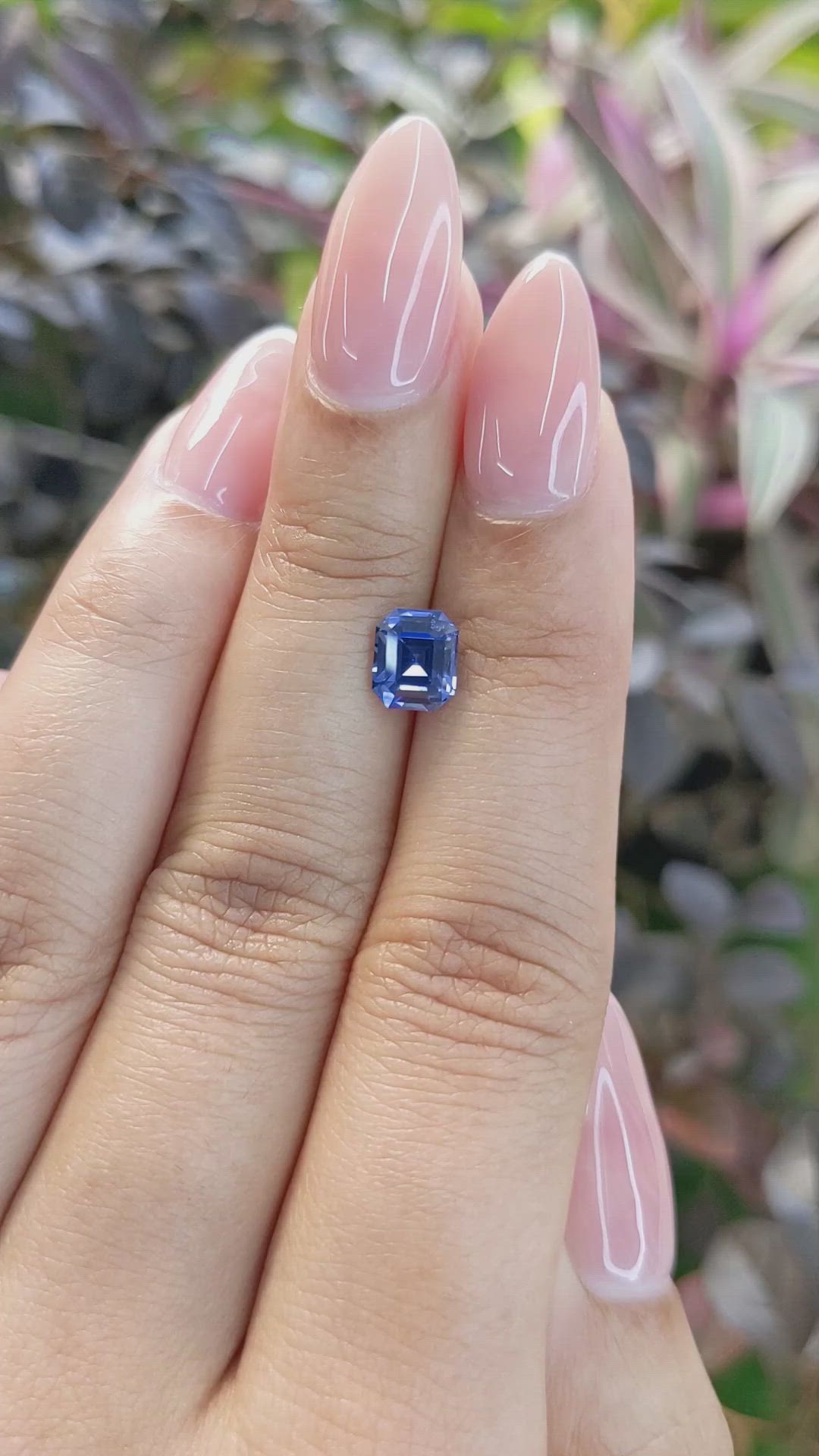 1.45 Ct. Blue Sapphire from Ceylon (Sri Lanka) Size Video