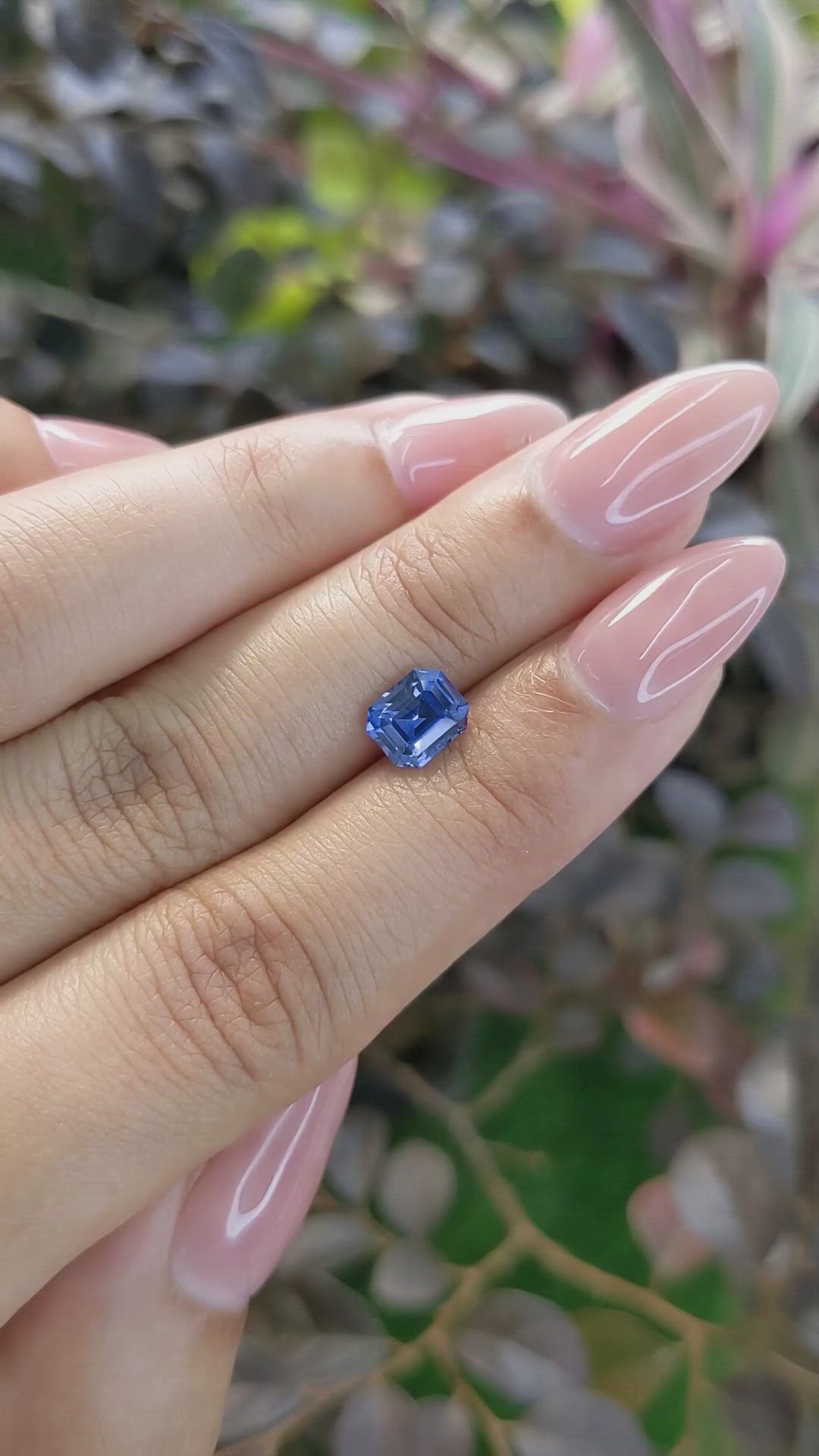 1.45 Ct. Blue Sapphire from Ceylon (Sri Lanka) Size Video
